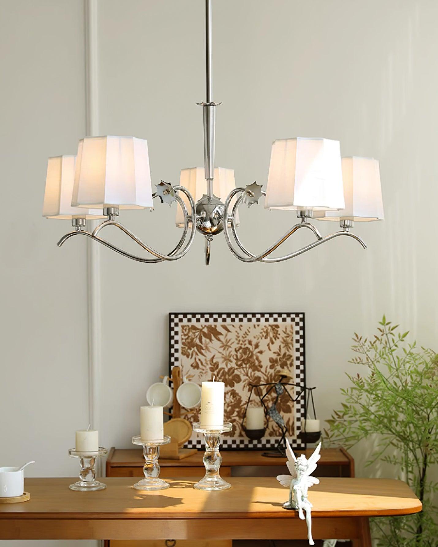 Rockville Lustre Chrome Blanc Élégant