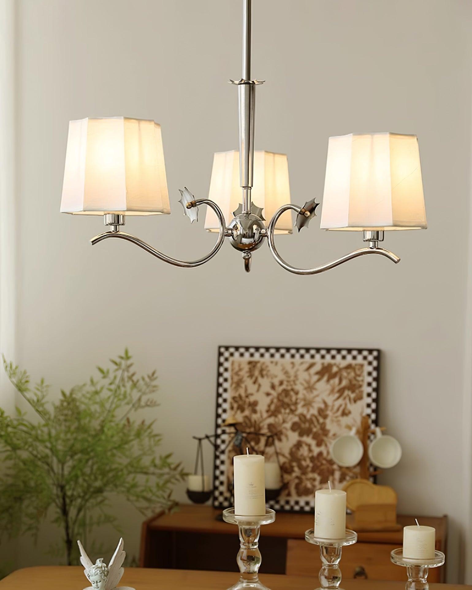 Rockville Lustre Chrome Blanc Élégant
