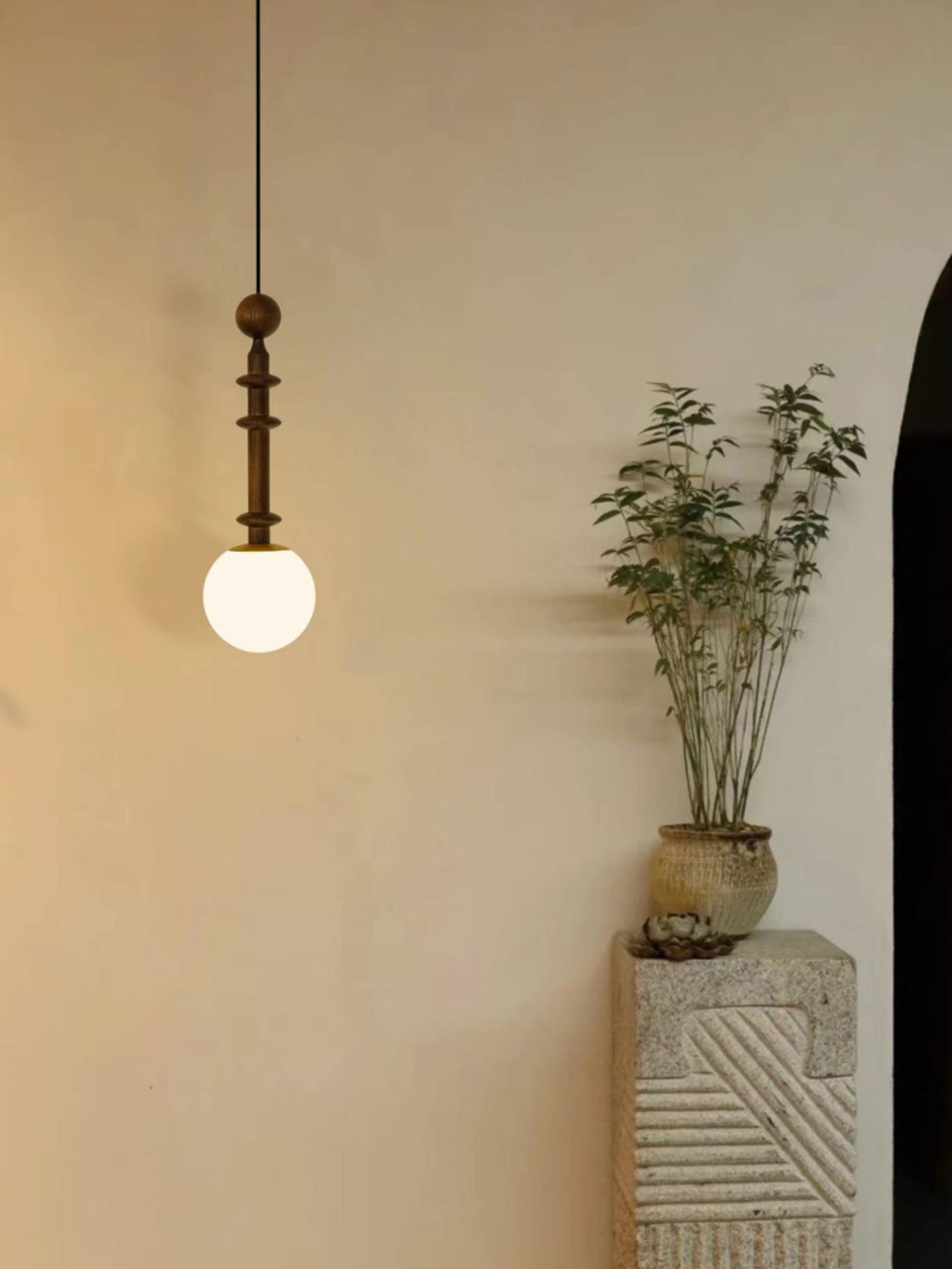 Vesera Suspension industrielle en bois