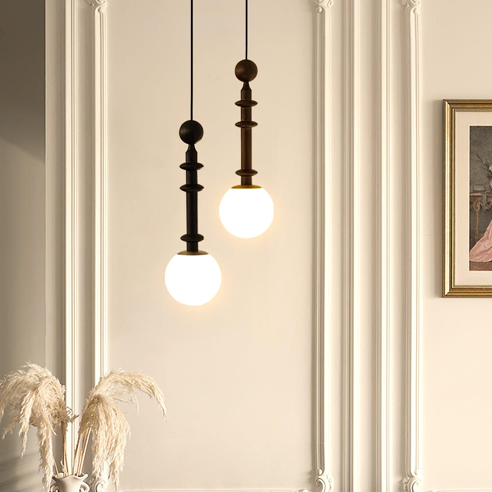 Vesera Suspension industrielle en bois