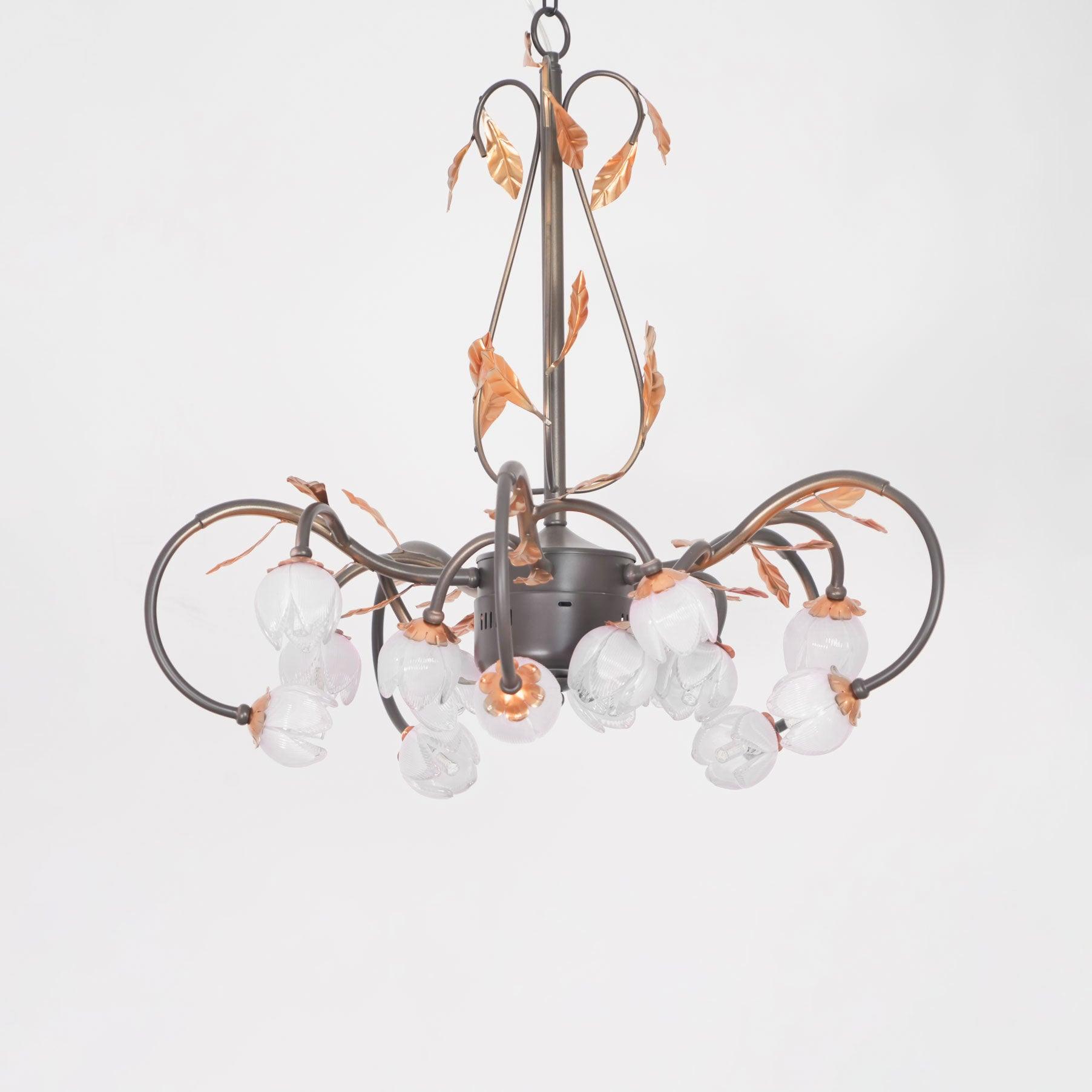 Giulia Lustre Verre Floral Élégance Romantique