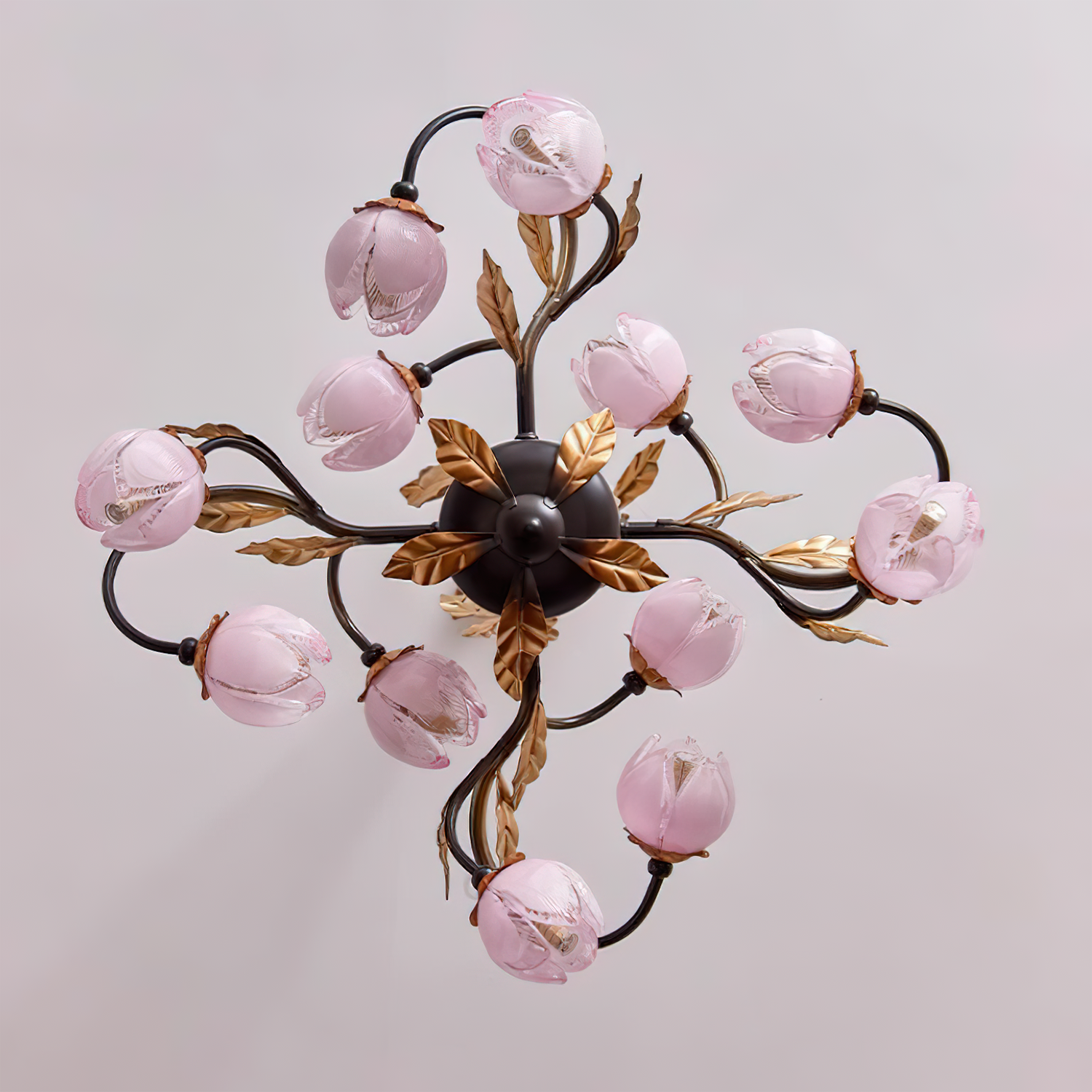 Giulia Lustre Pétales Pêche Branches Florales