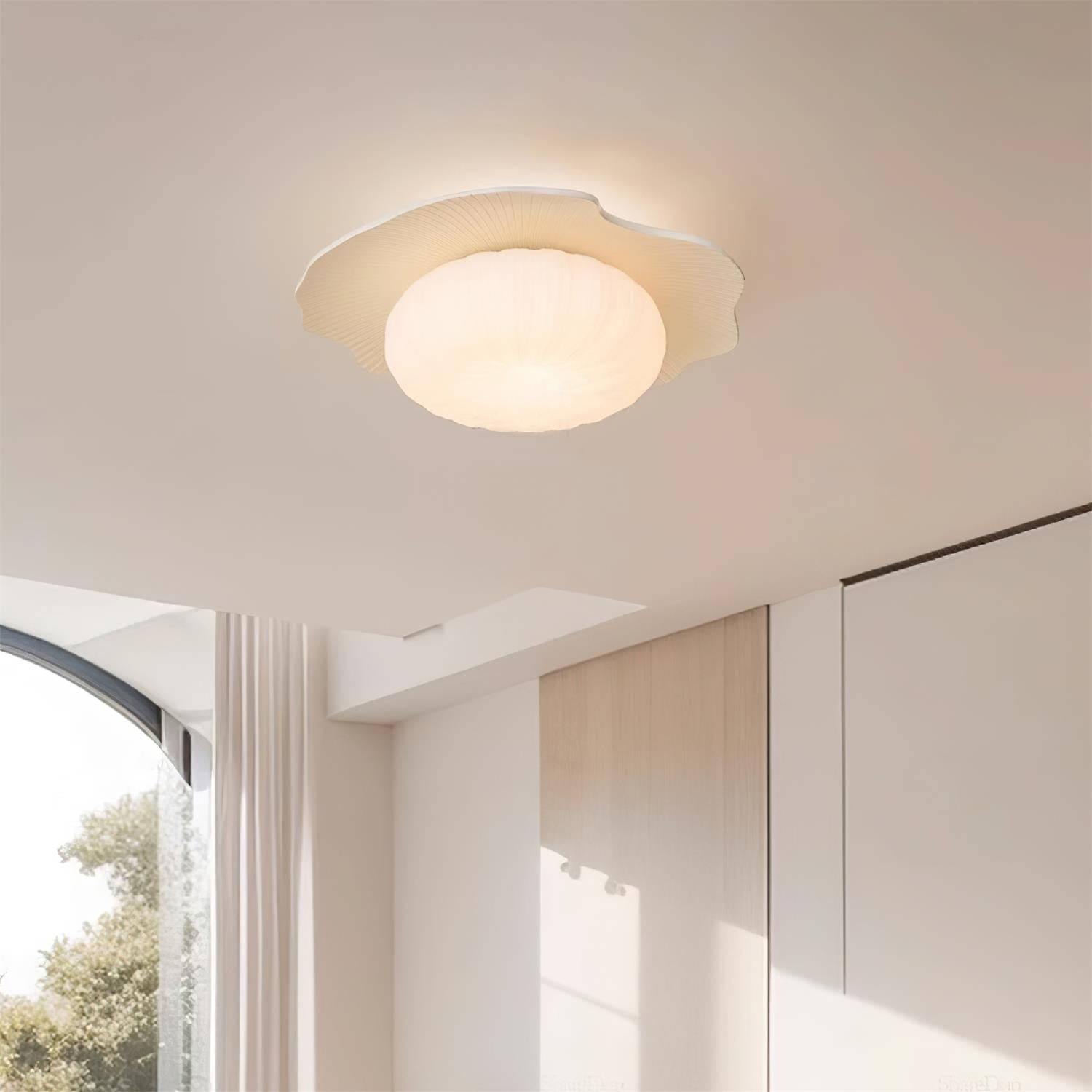 Virelli Lampe de Plafond Disque en Résine Découpé Intérieurs Ludiques