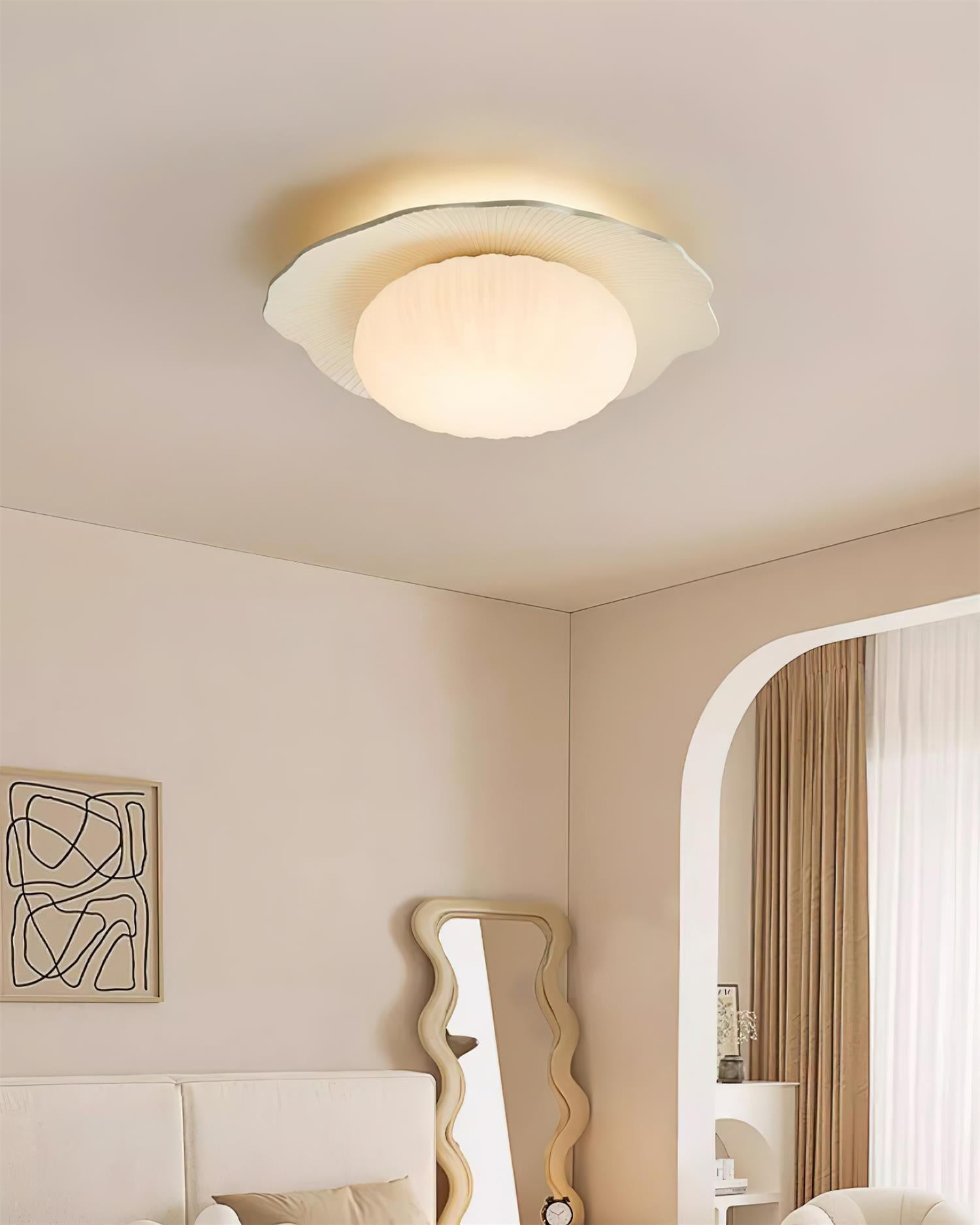 Virelli Lampe de Plafond Disque en Résine Découpé Intérieurs Ludiques