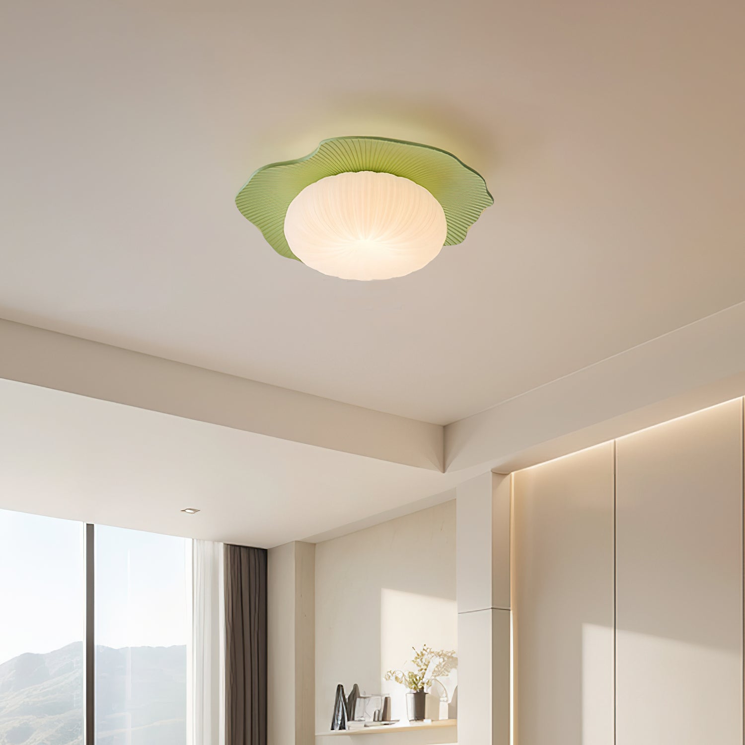 Virelli Lampe de Plafond Disque en Résine Découpé Intérieurs Ludiques