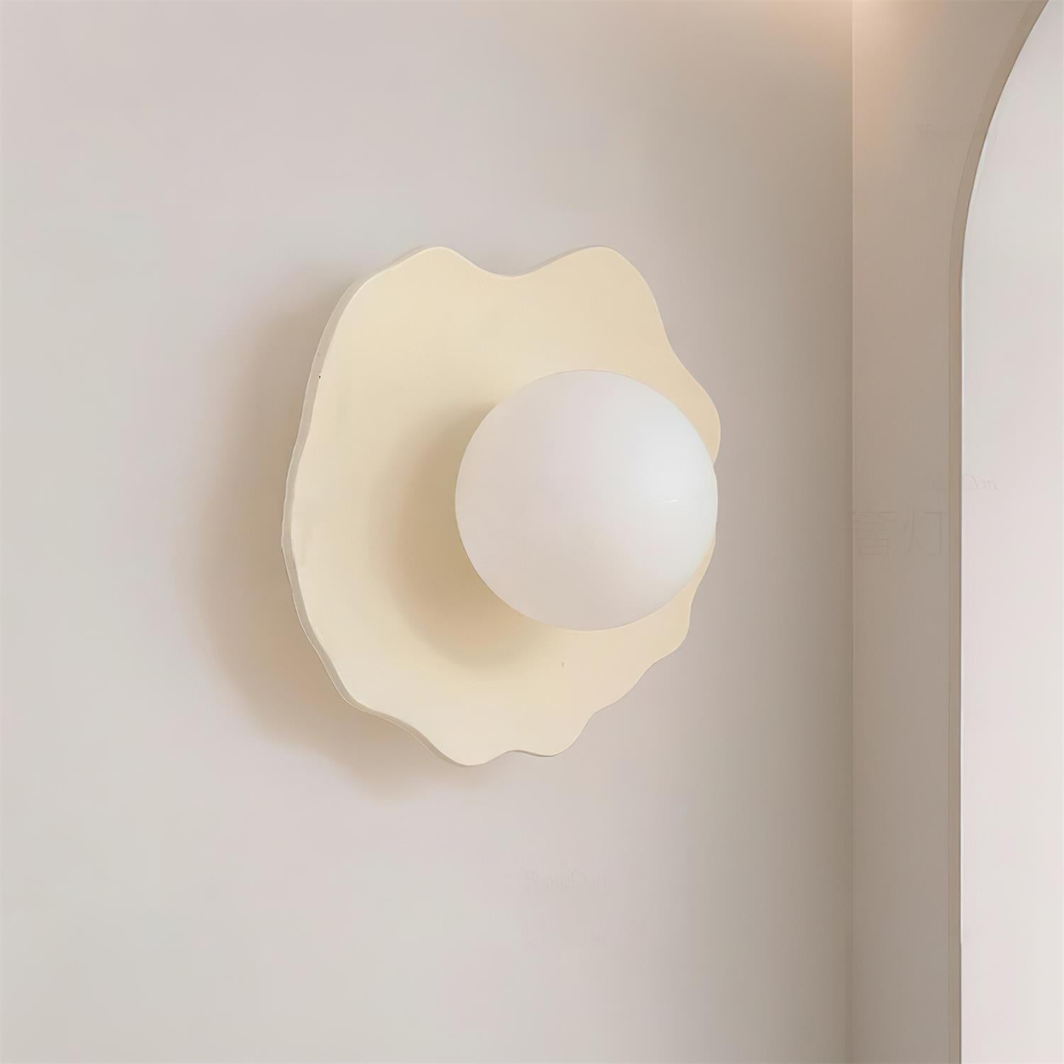 Virelli Applique Murale Disque en Résine Découpé avec Canopée