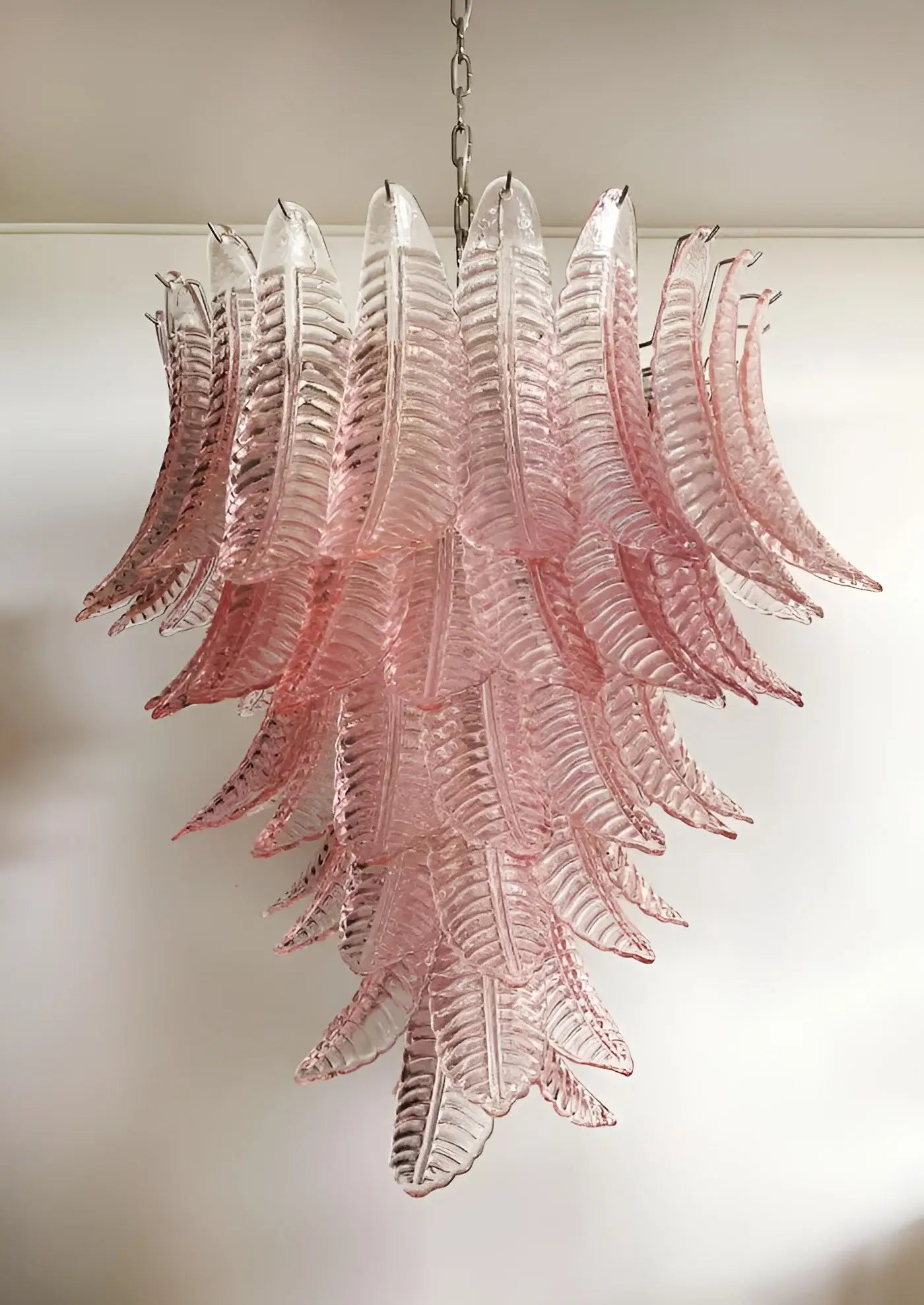 Aurora Lustre en Verre Cascadant Romantique
