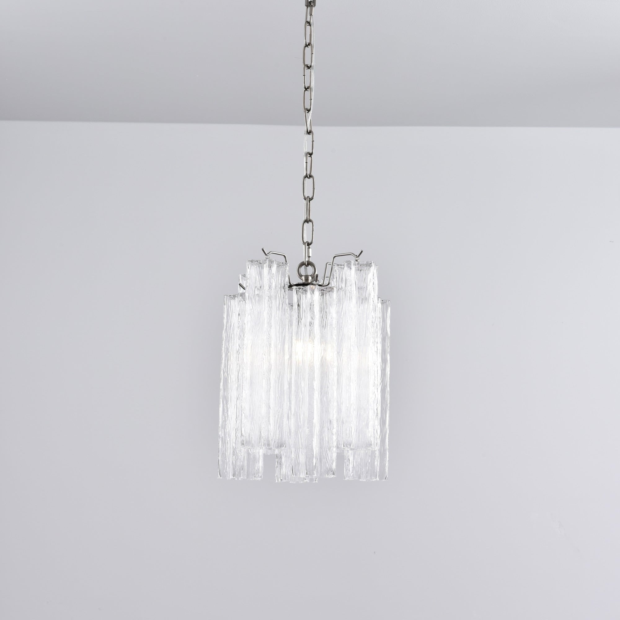 Aurora Lustre Rose Dégradé Murano Verre