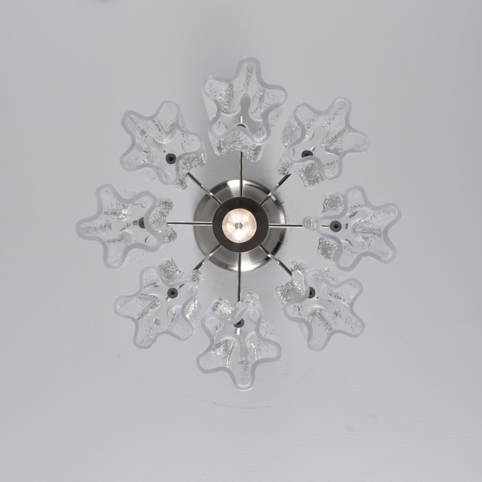 Aurora Lustre Rose Dégradé Murano Verre