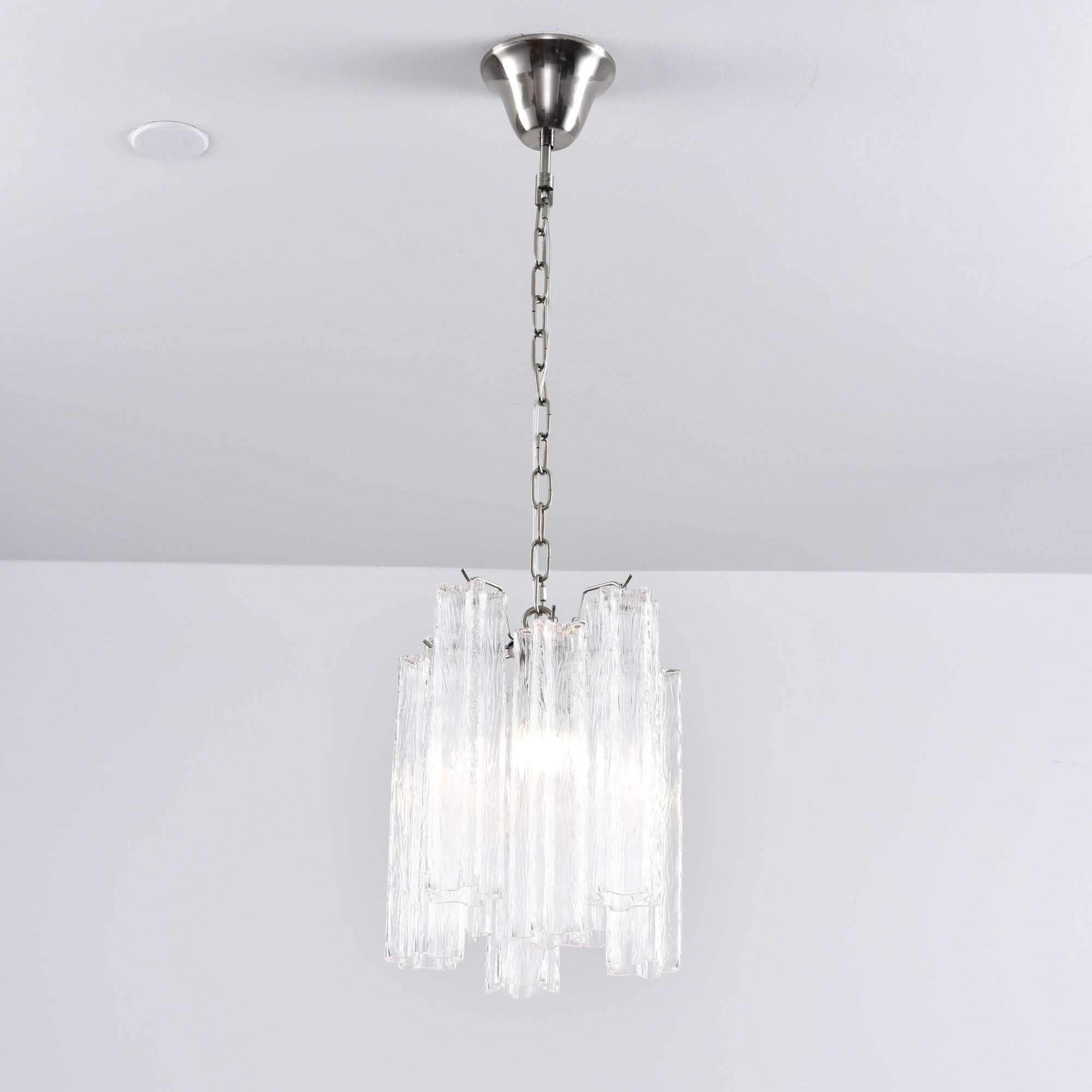 Aurora Lustre Rose Dégradé Murano Verre
