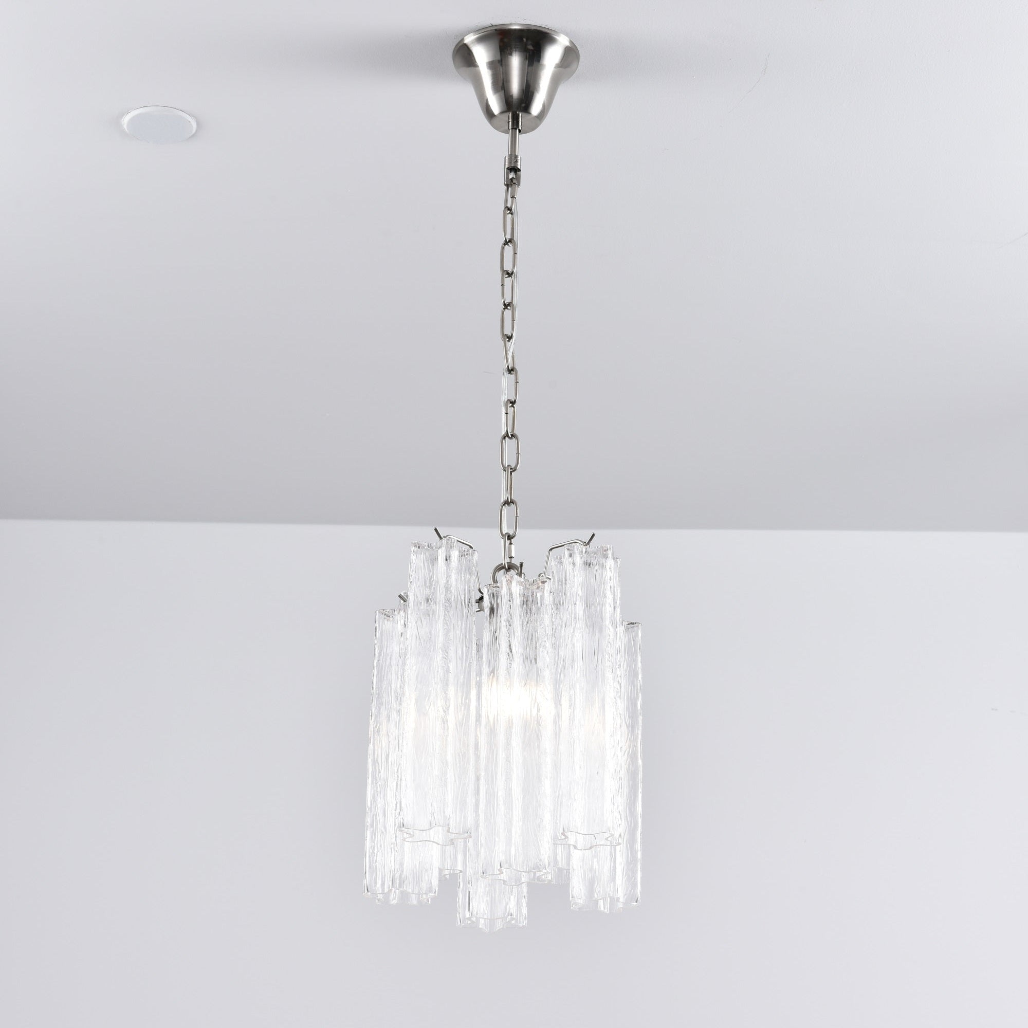 Aurora Lustre Rose Dégradé Murano Verre
