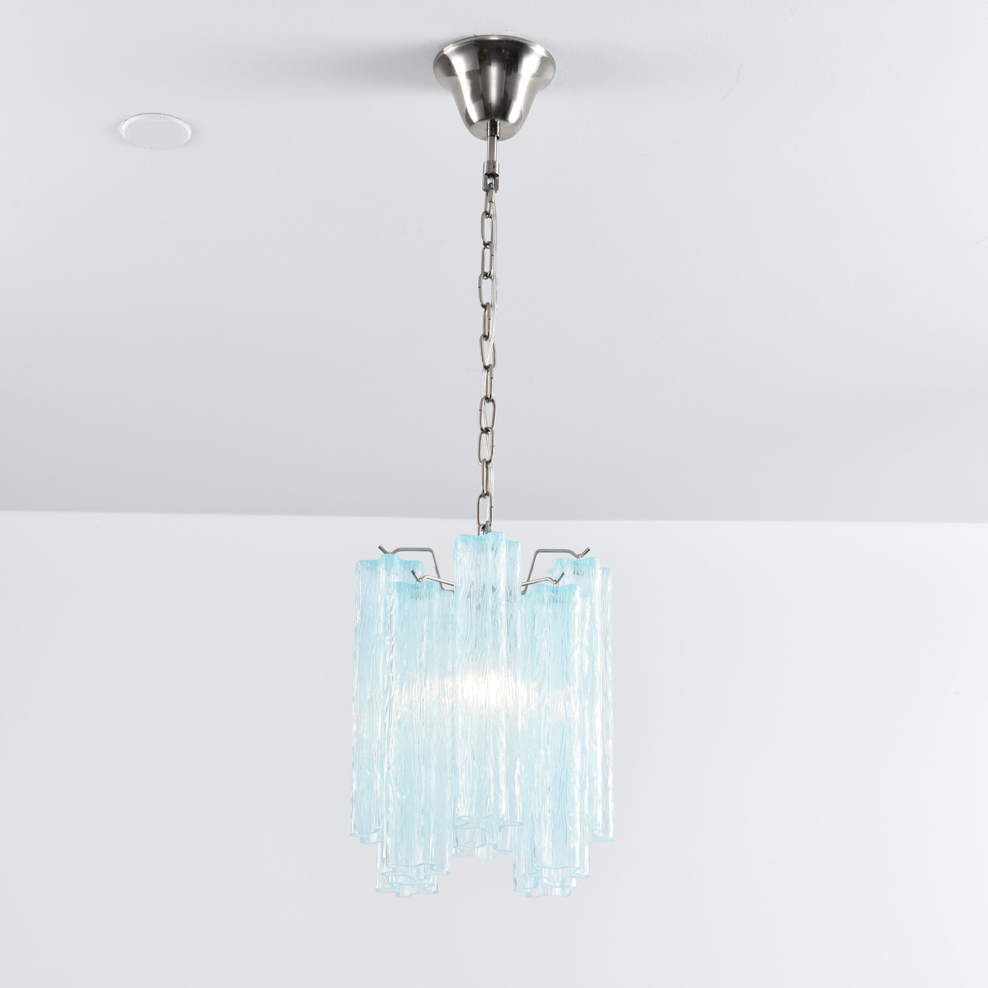 Aurora Lustre Rose Dégradé Murano Verre