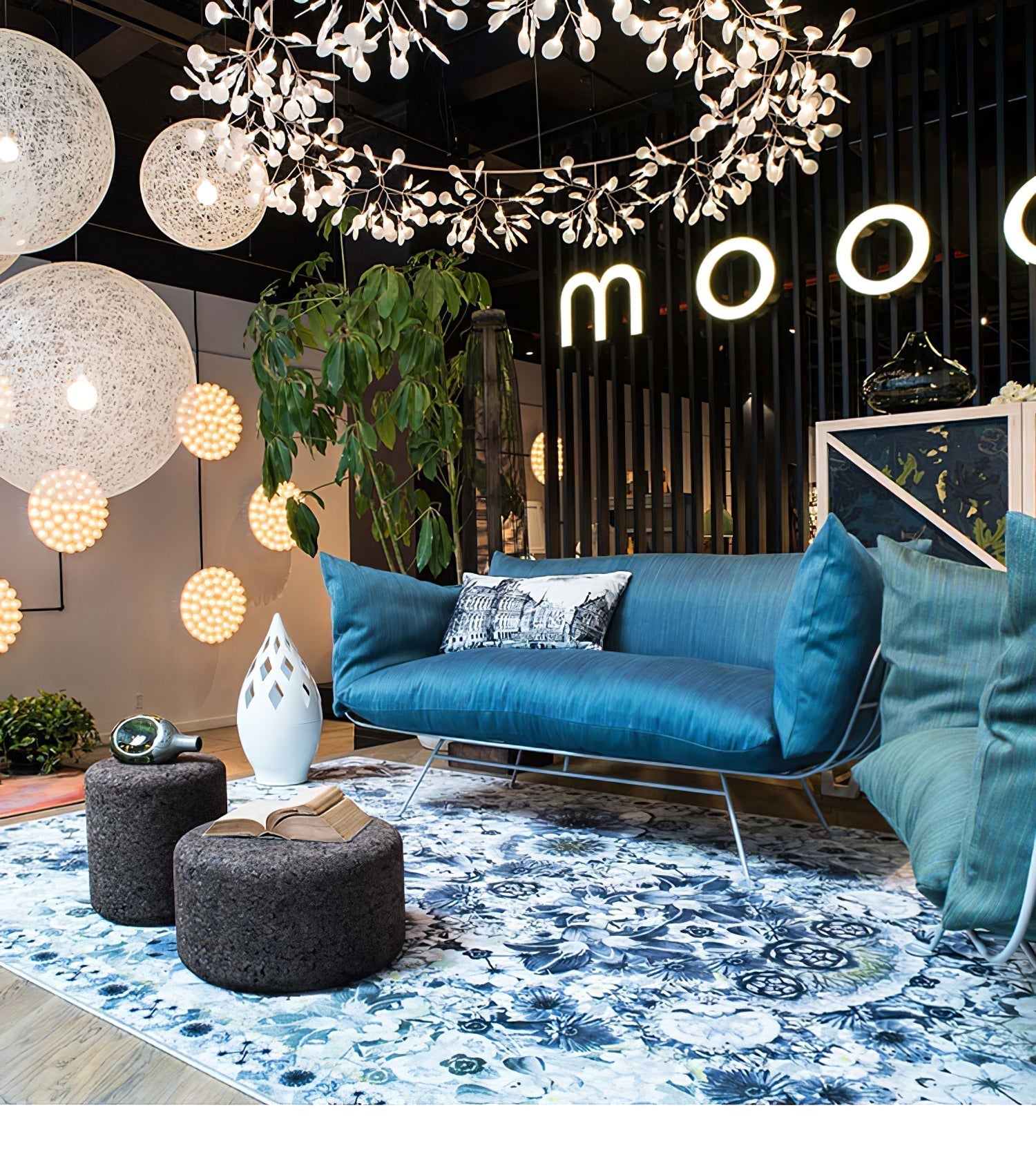 Lustra Lustre Rose Gold Firefly LED Branch