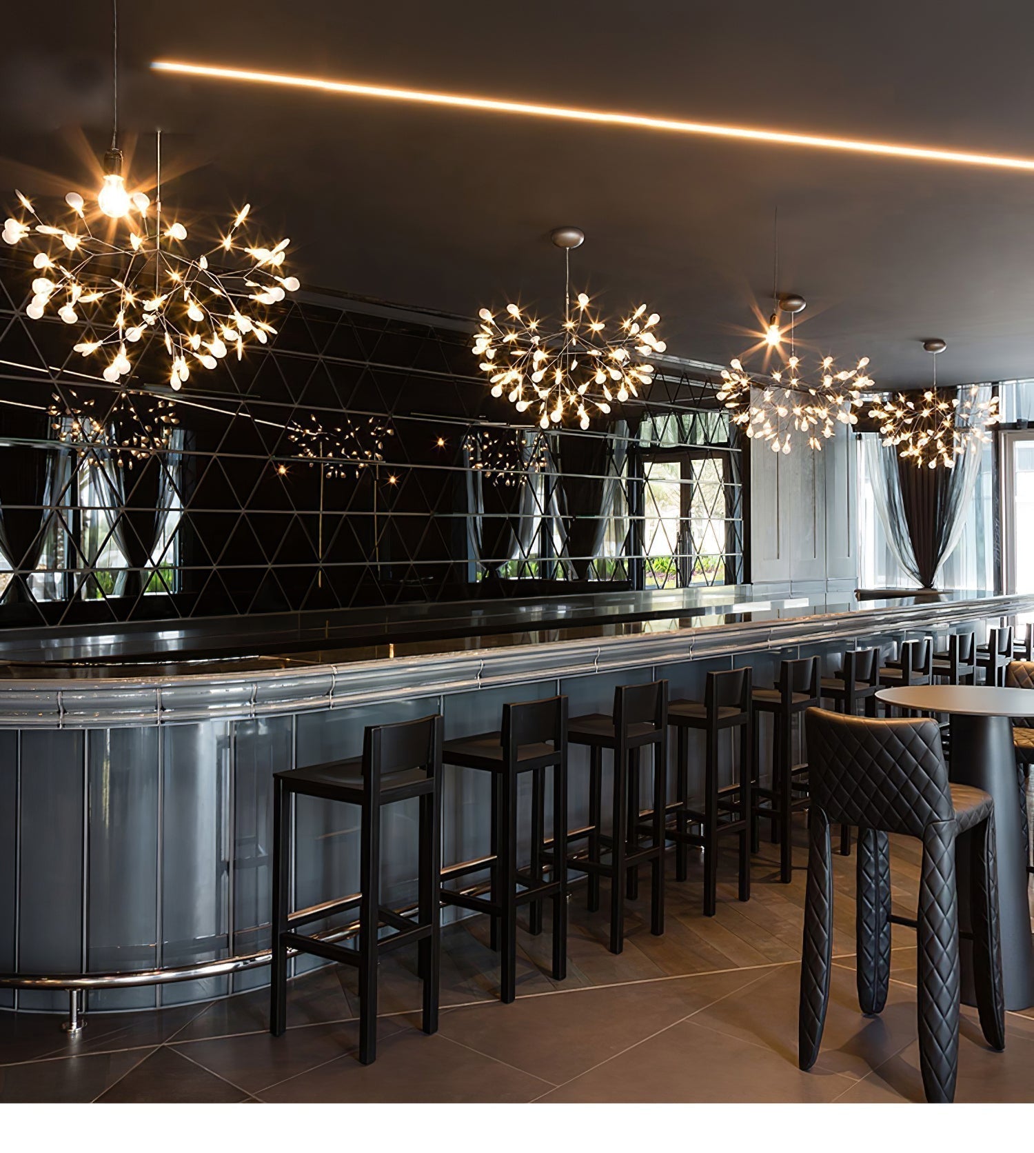 Lustra Lustre Rose Gold Firefly LED Branch