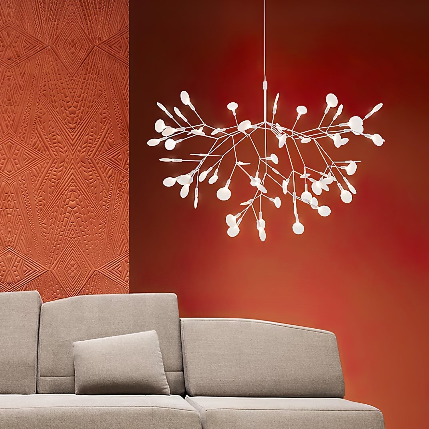 Lustra Lustre Rose Gold Firefly LED Branch