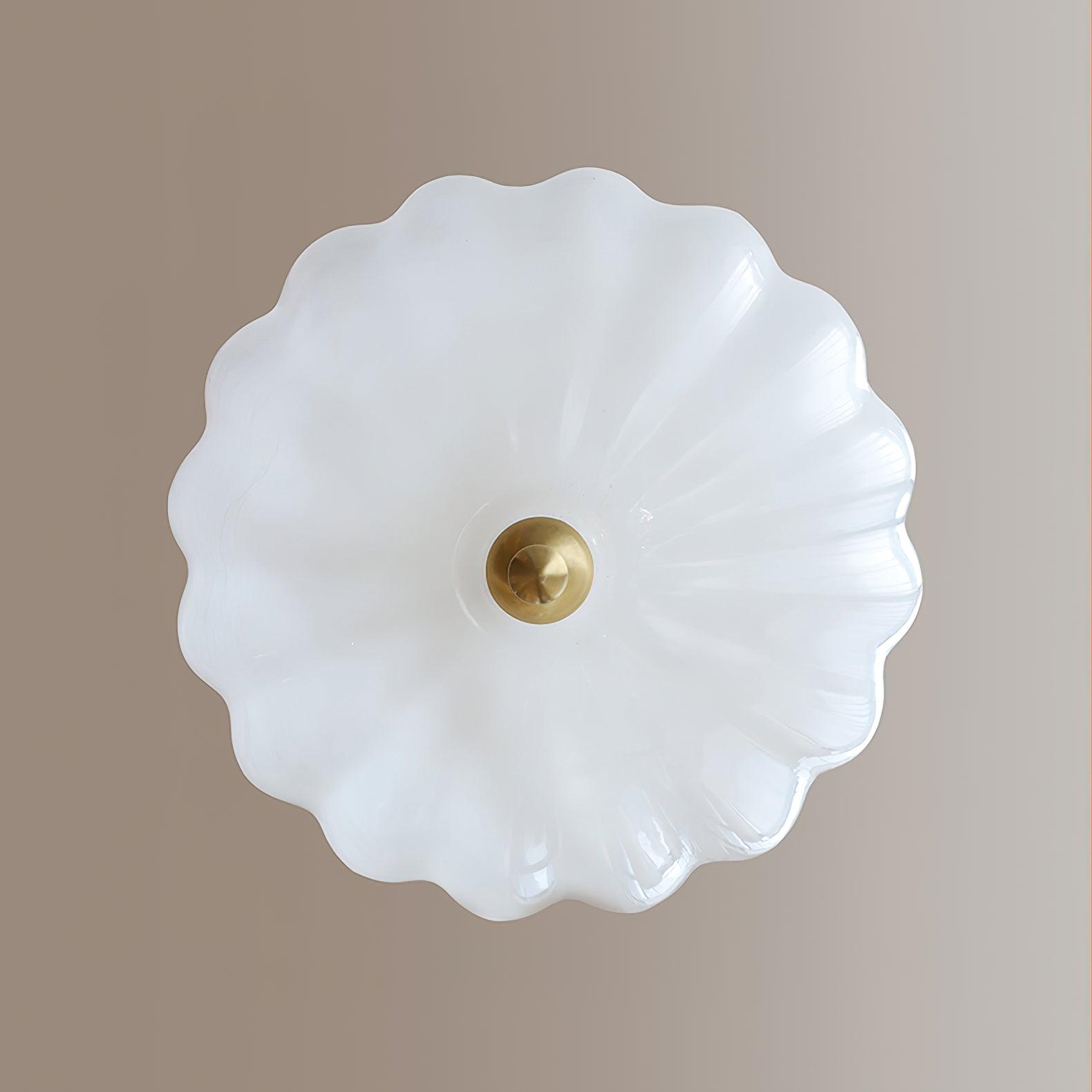 Lustra Lustre Verre Bol Laiton Chaîne