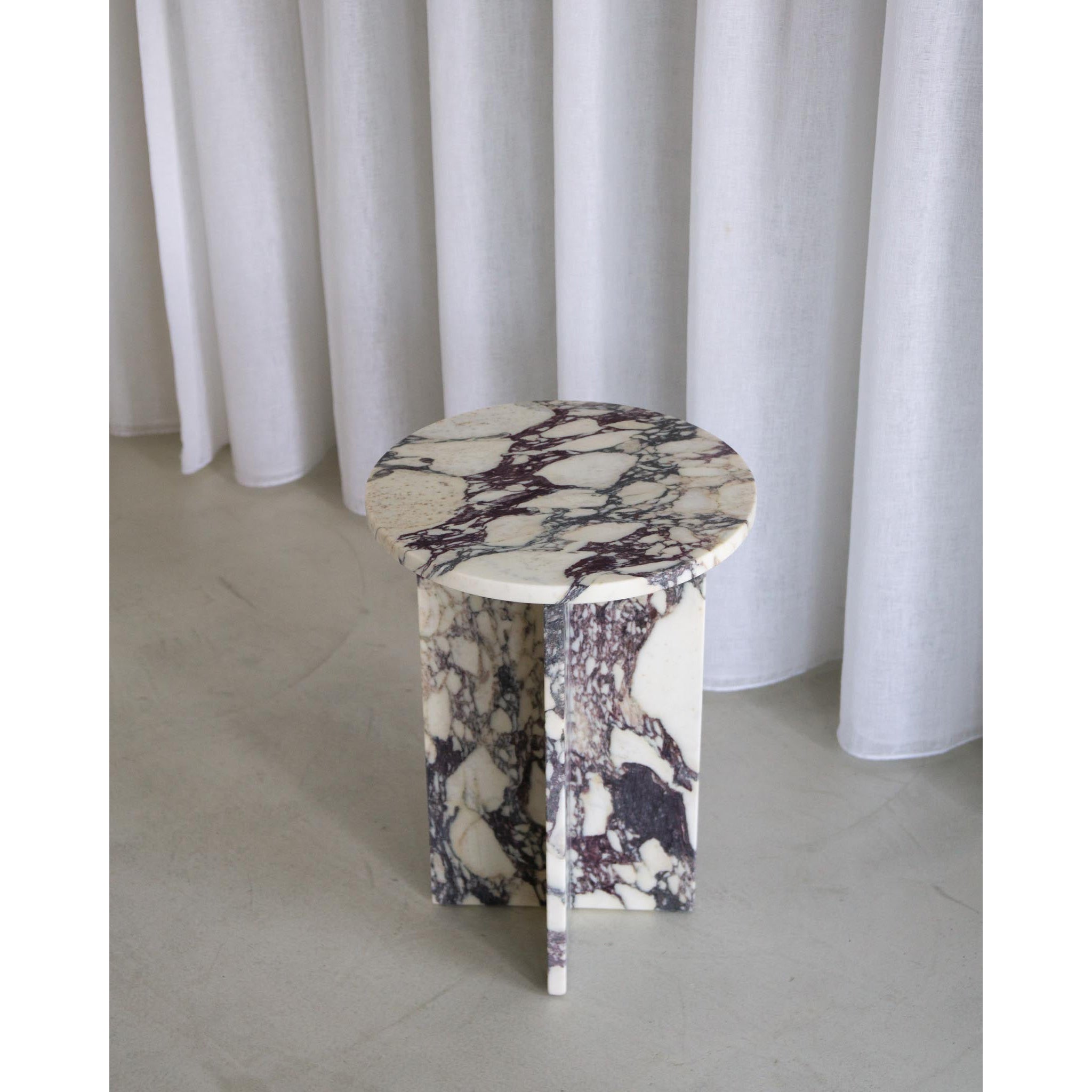 Acariel Table D'appoint en Marbre Minimaliste Moderne Accessoires