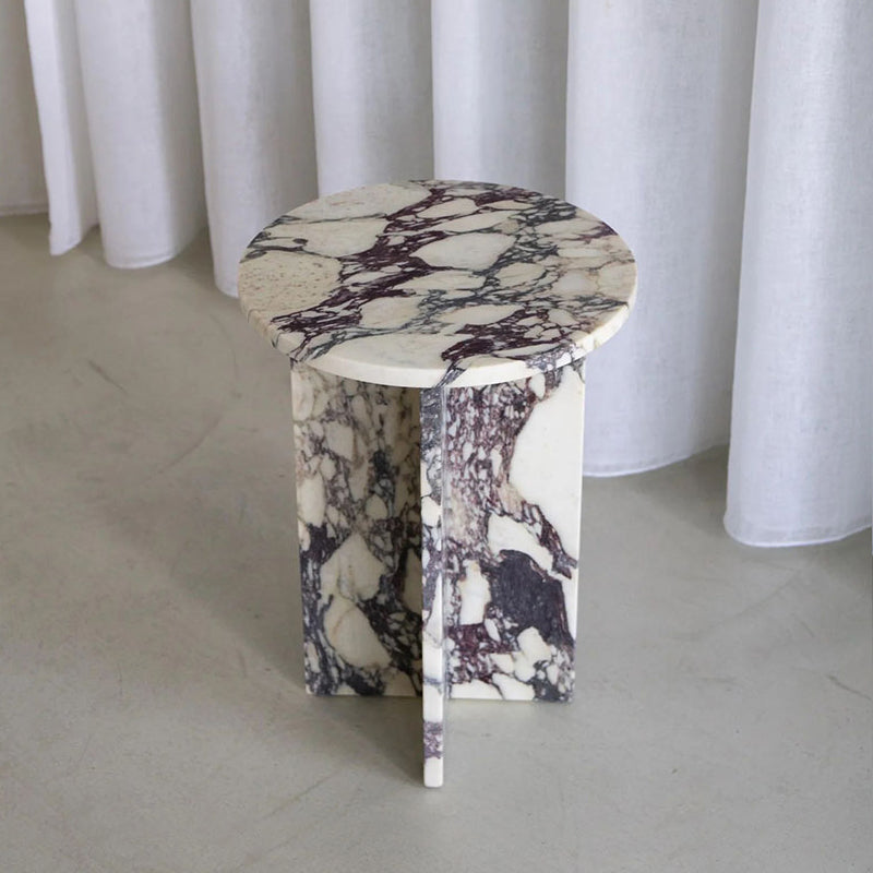 Acariel Table D'appoint en Marbre Minimaliste Moderne Accessoires
