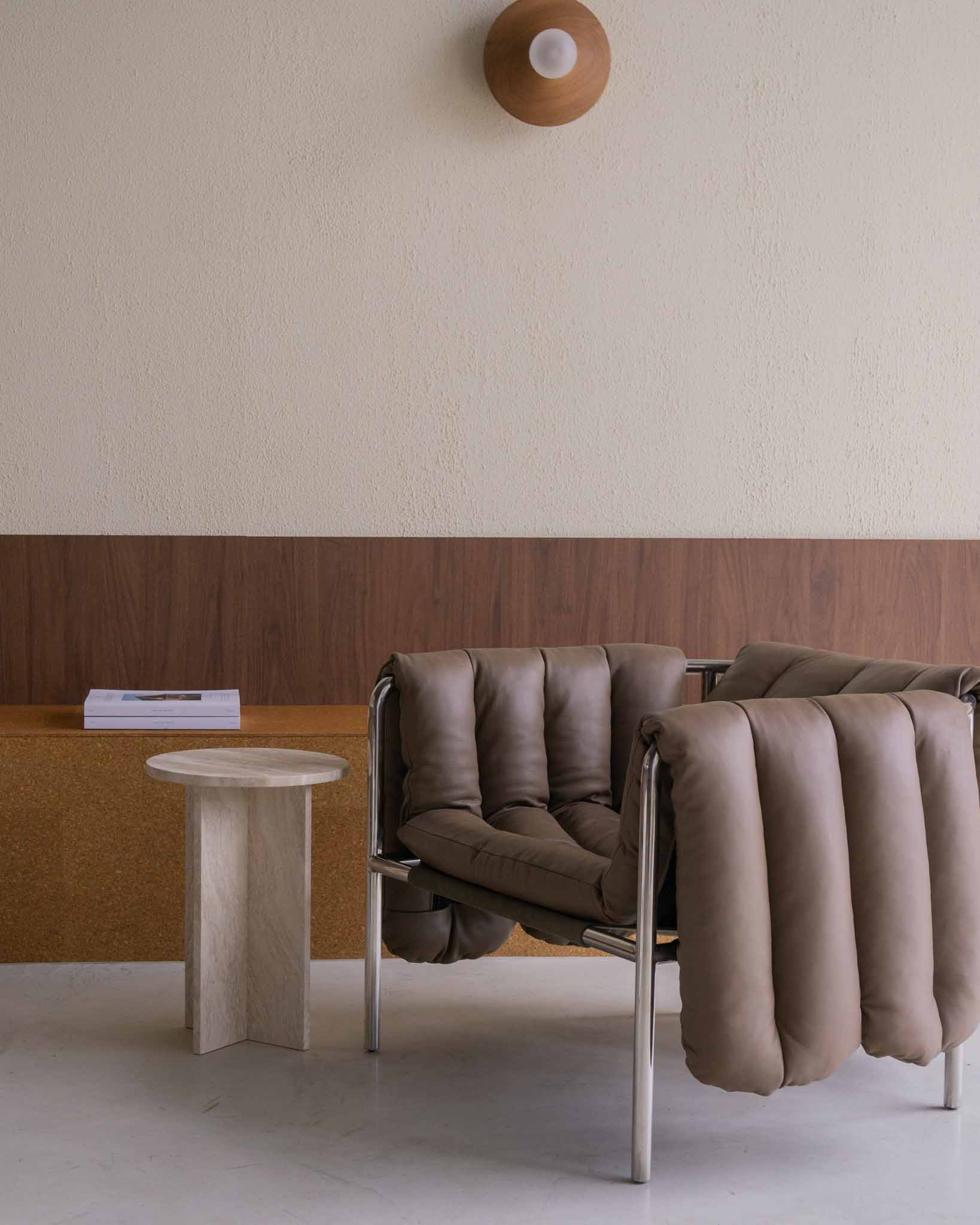 Acariel Table D'appoint en Marbre Minimaliste Moderne Accessoires