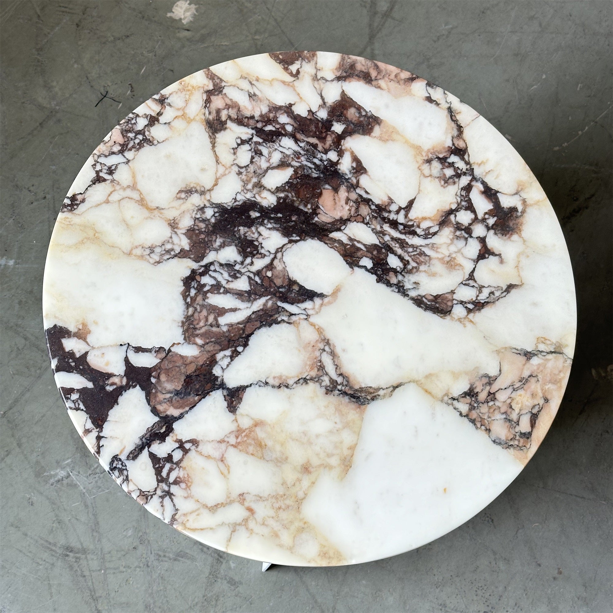 Acariel Table D'appoint en Marbre Minimaliste Moderne Accessoires