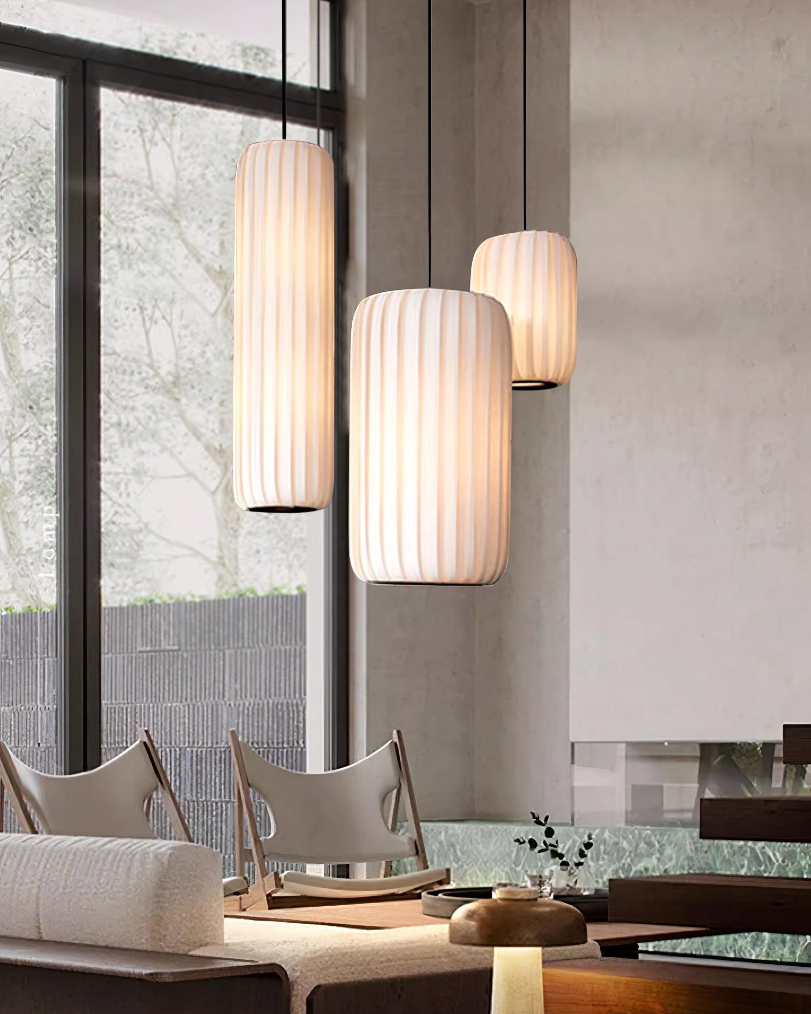 Rinwa Lampe Suspension Trois Styles