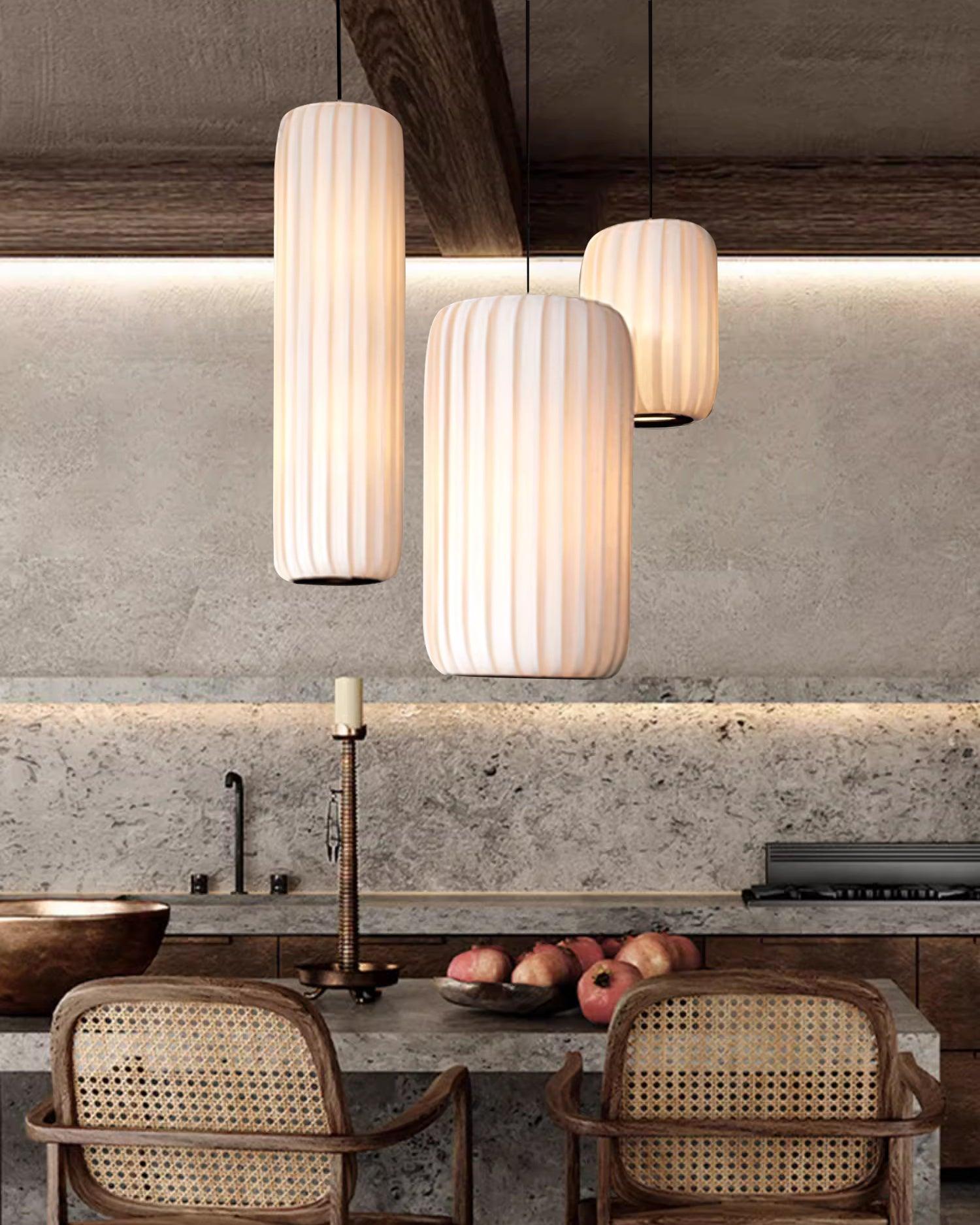 Rinwa Lampe Suspension Trois Styles