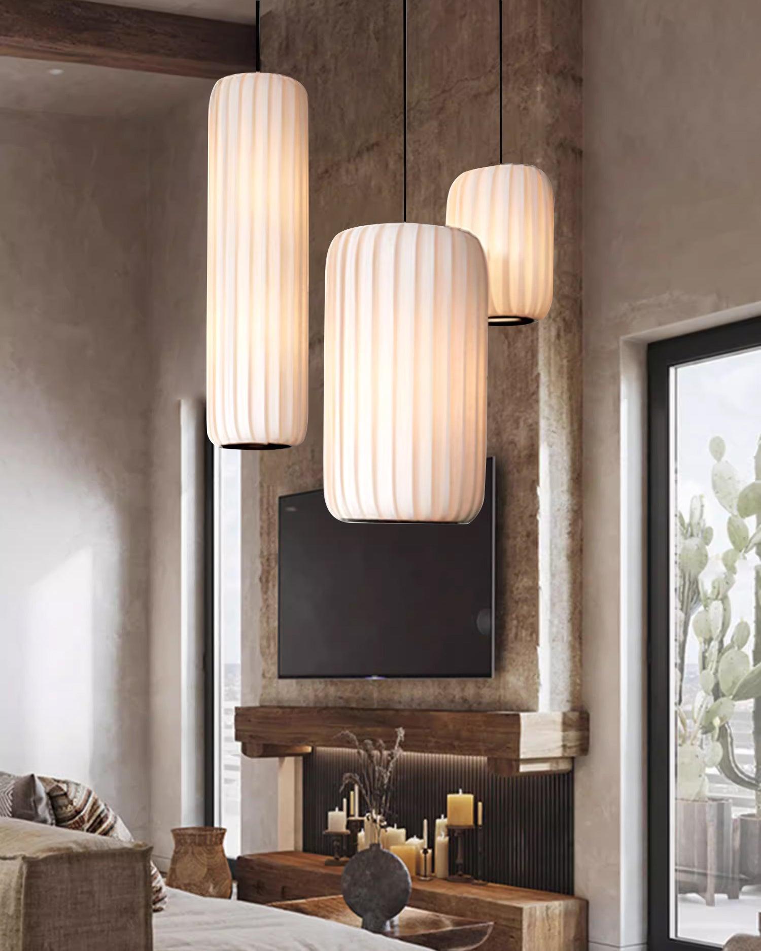 Rinwa Lampe Suspension Trois Styles