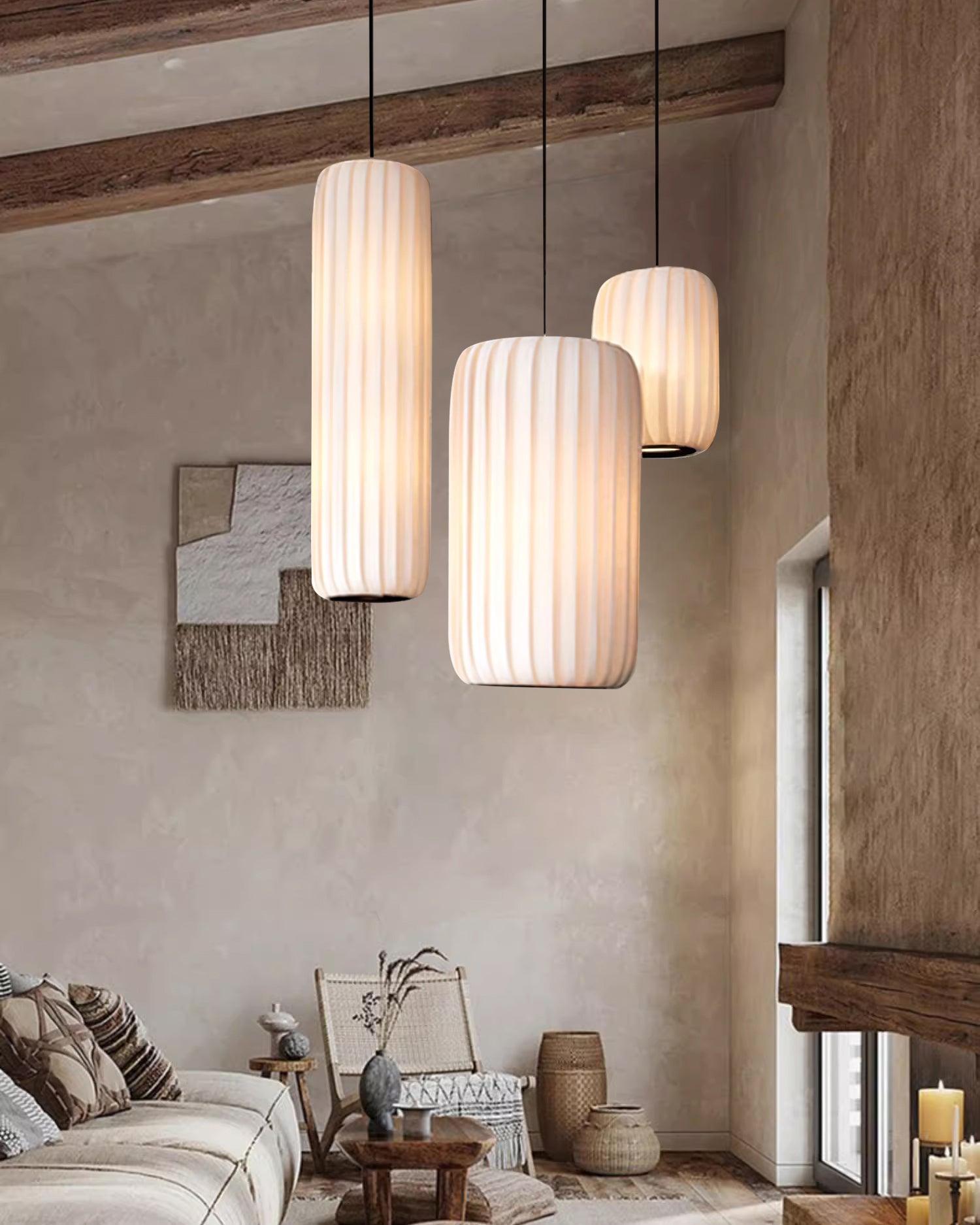 Rinwa Lampe Suspension Trois Styles