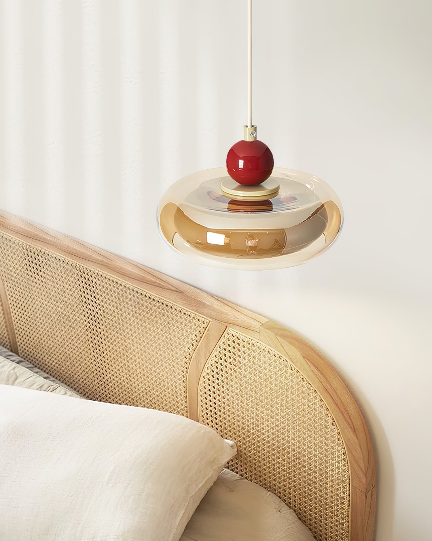 Suspension Jojo Ambre*Rouge