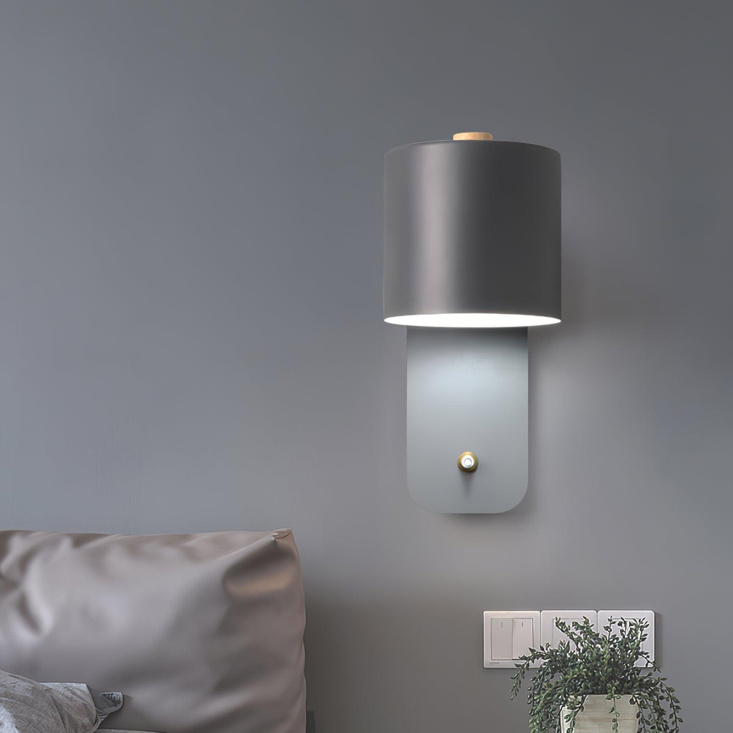 Lustra Applique Murale Cylindrique Rotative