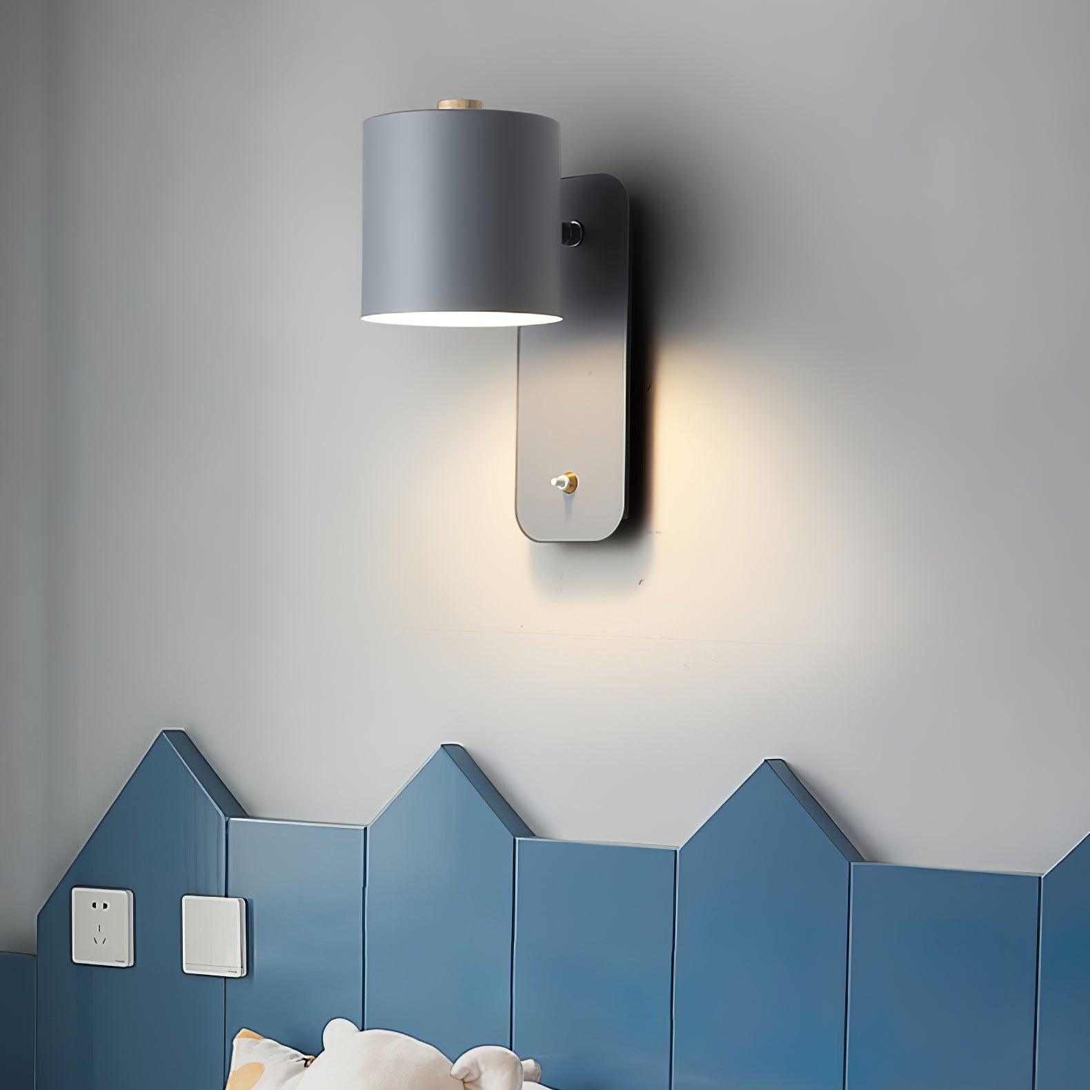 Lustra Applique Murale Cylindrique Rotative