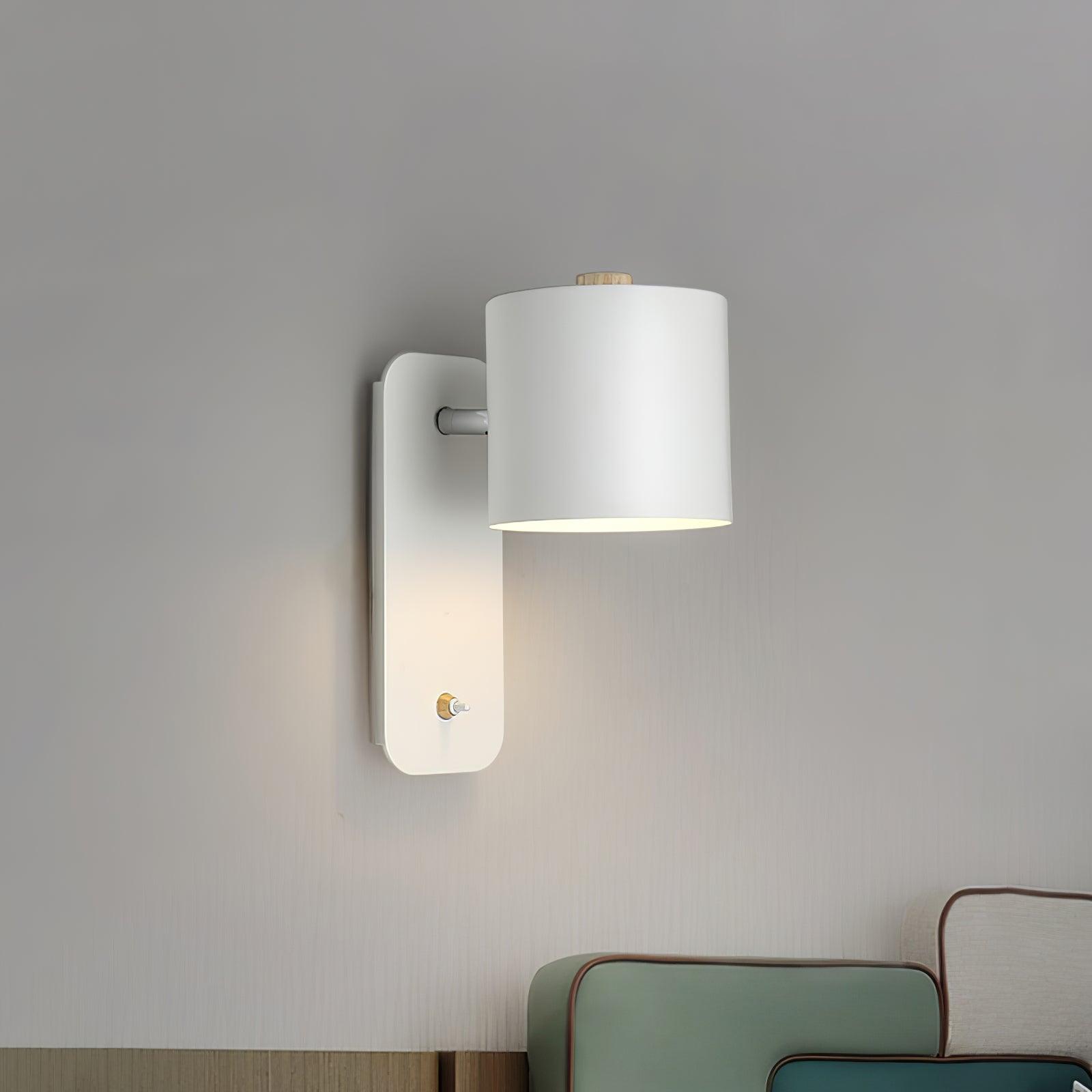 Lustra Applique Murale Cylindrique Rotative