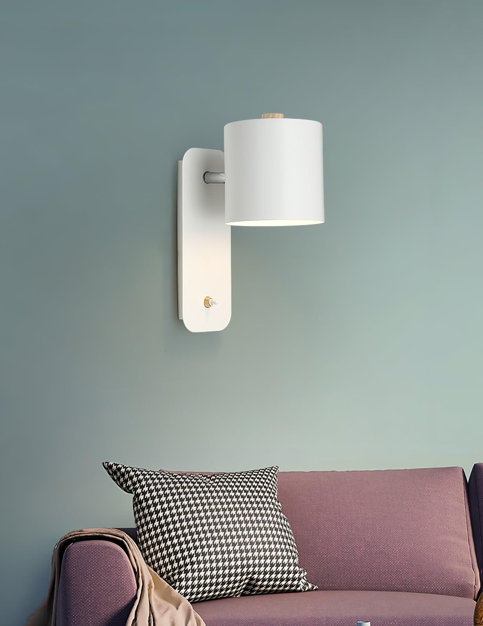 Lustra Applique Murale Cylindrique Rotative