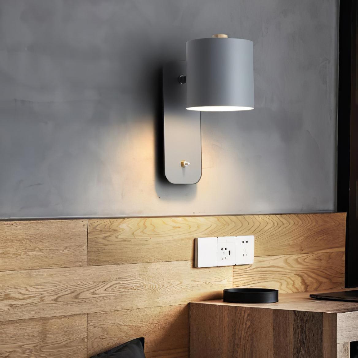 Quella Applique Murale Cylindrique Rotative