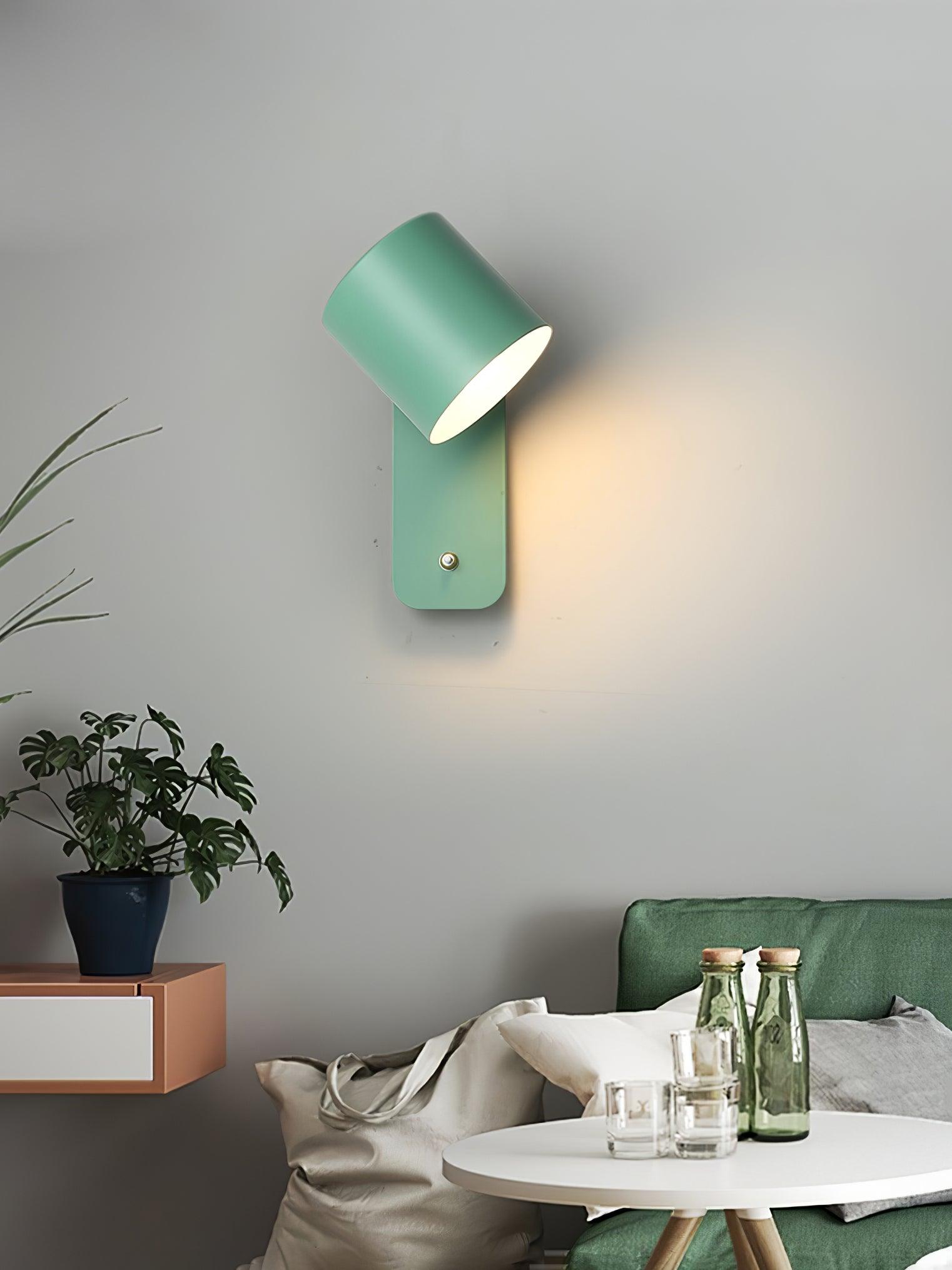 Lustra Applique Murale Cylindrique Rotative