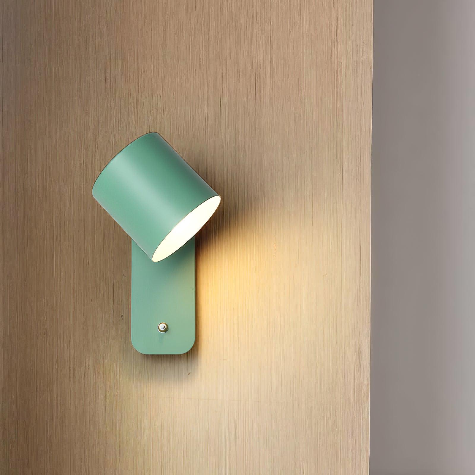 Lustra Applique Murale Cylindrique Rotative