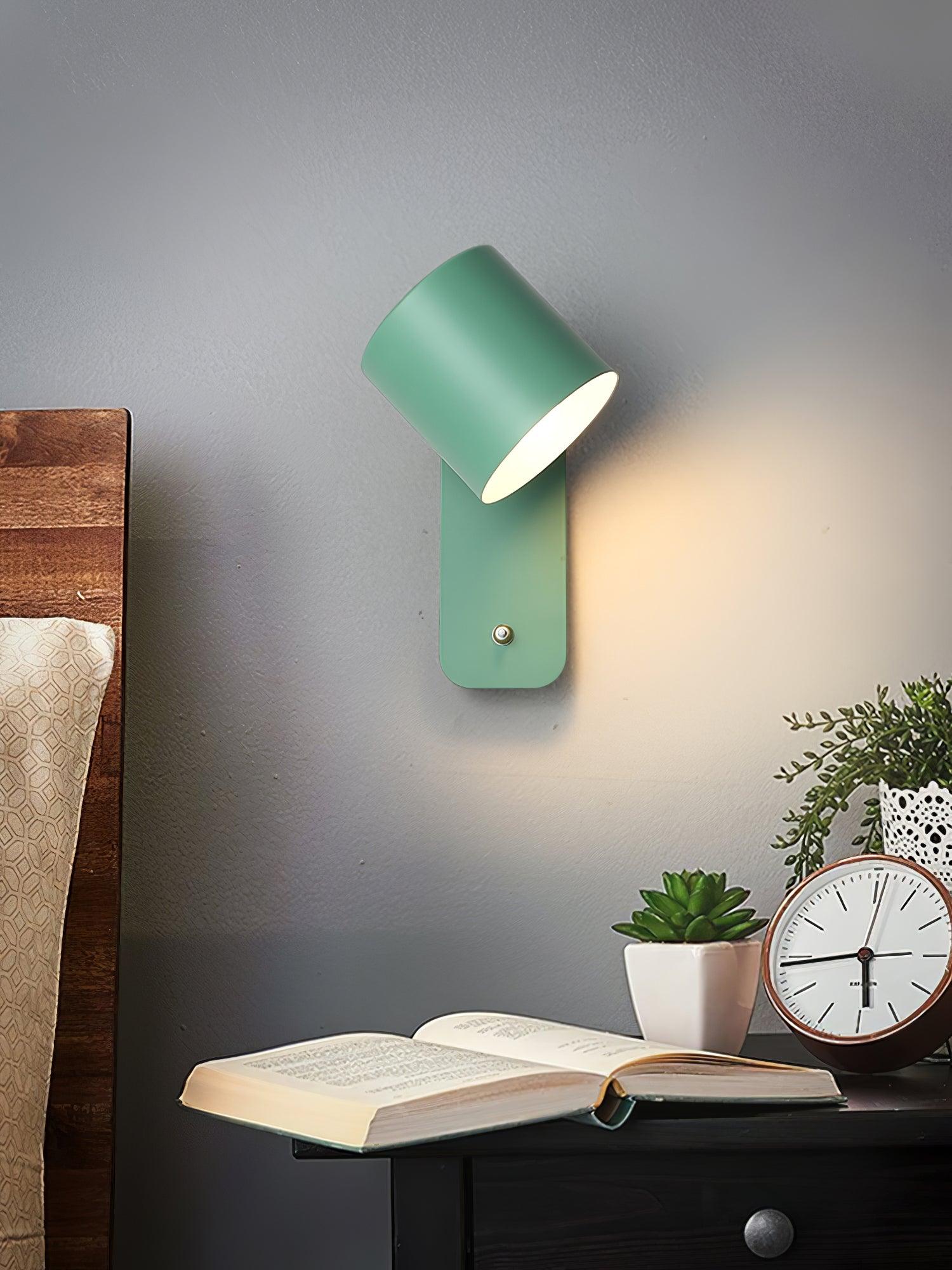 Lustra Applique Murale Cylindrique Rotative