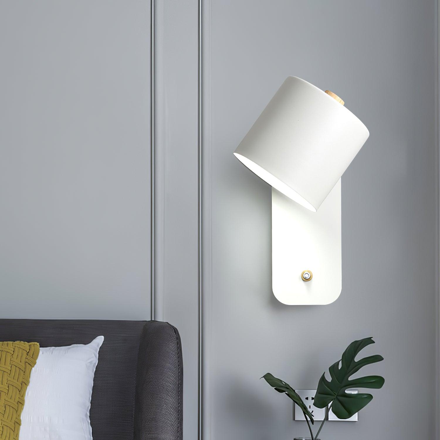 Lustra Applique Murale Cylindrique Rotative