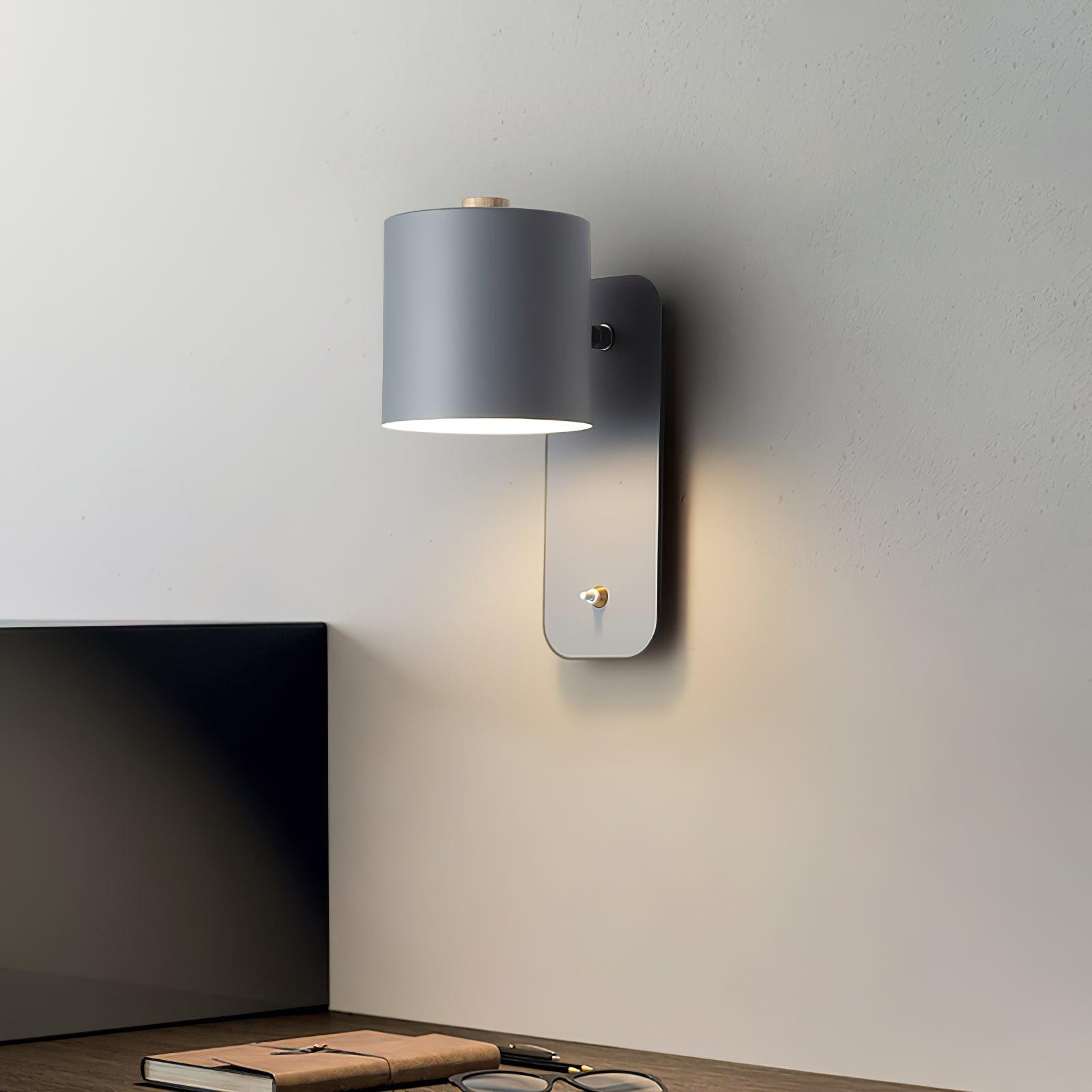 Lustra Applique Murale Cylindrique Rotative