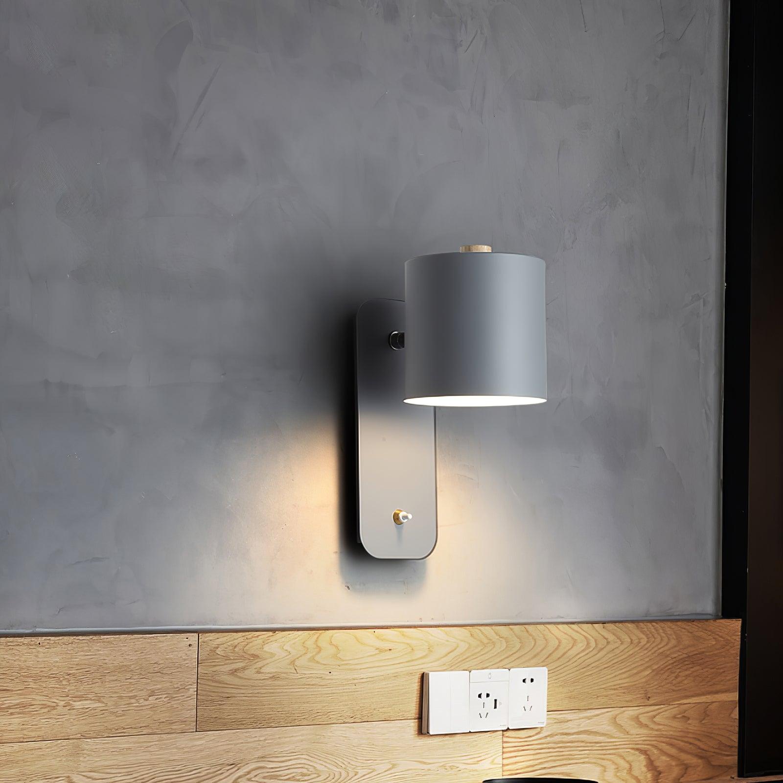 Lustra Applique Murale Cylindrique Rotative