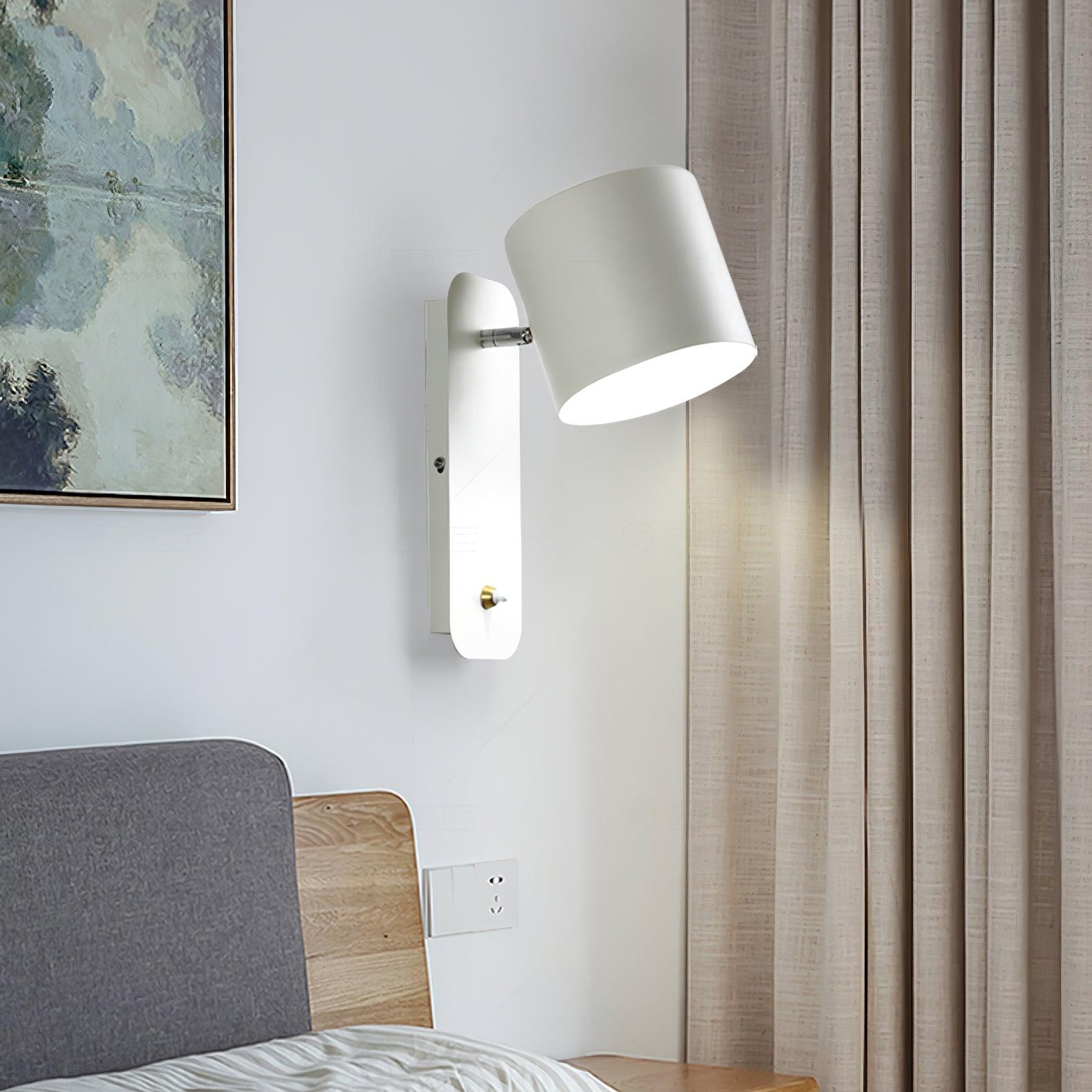 Lustra Applique Murale Cylindrique Rotative