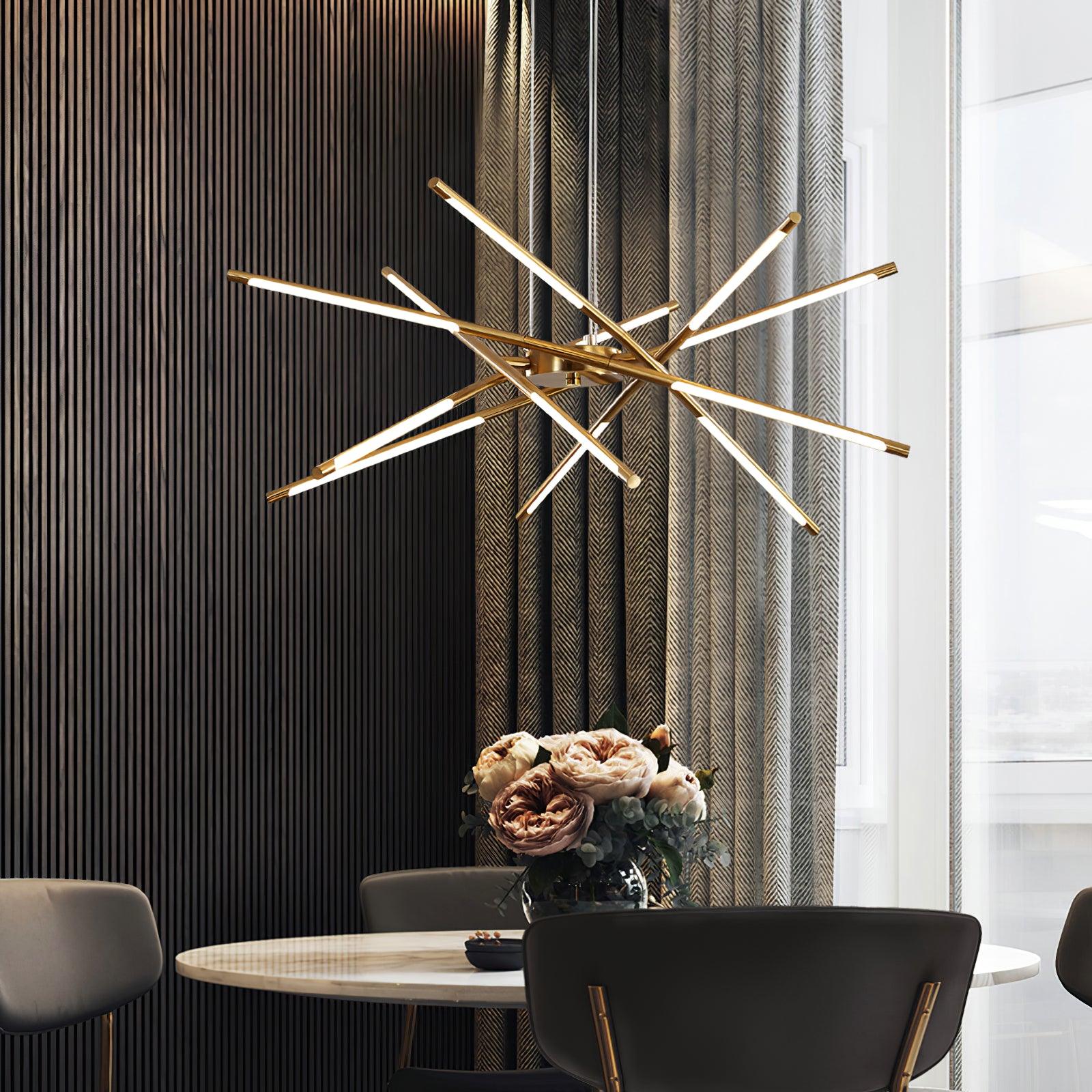 Lustra Lustre LED Rotatif Moderne