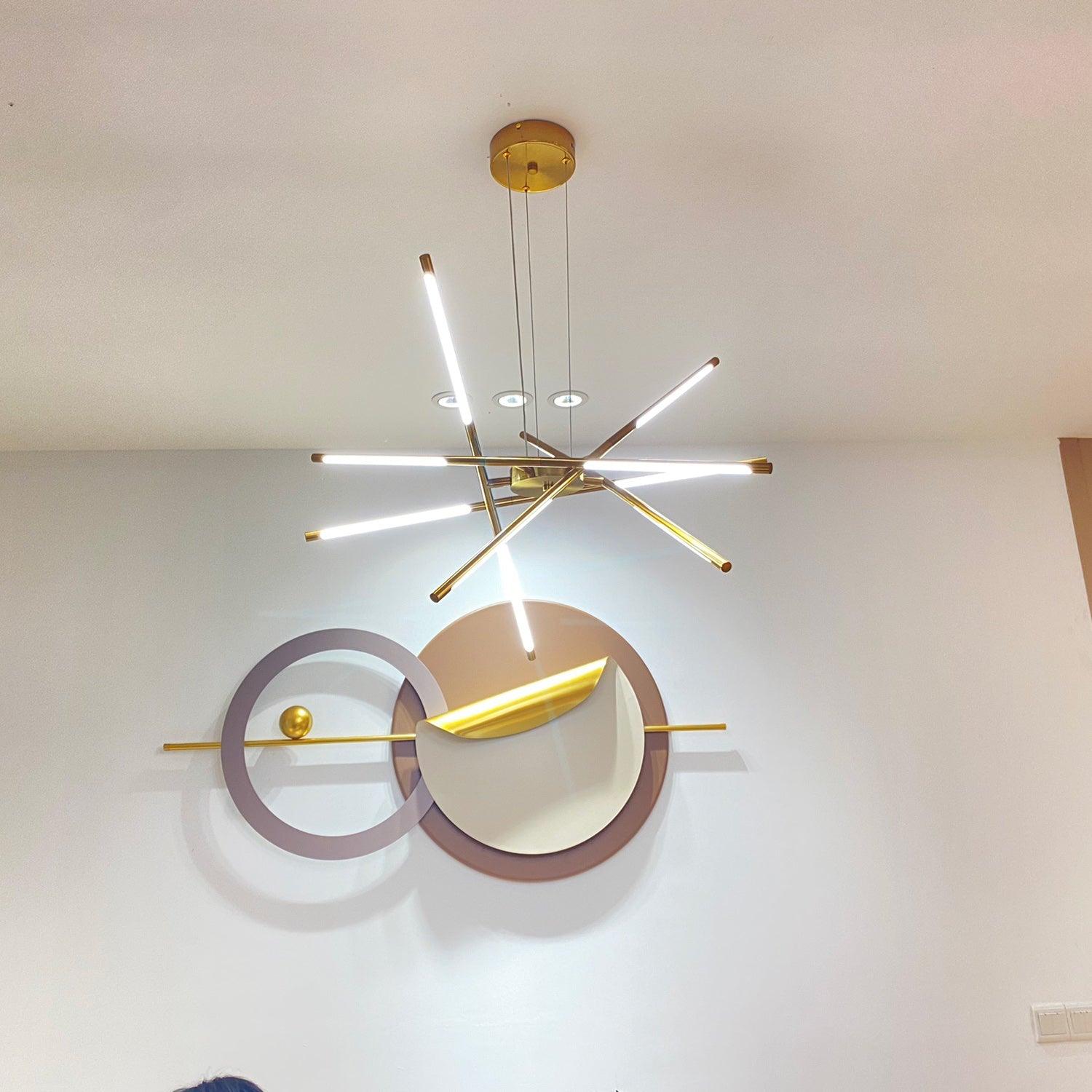 Lustra Lustre LED Rotatif Moderne