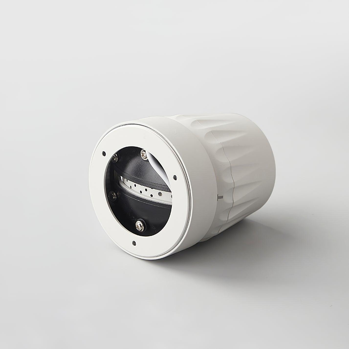 Solara Projecteur aluminium nervuré rotatif minimaliste