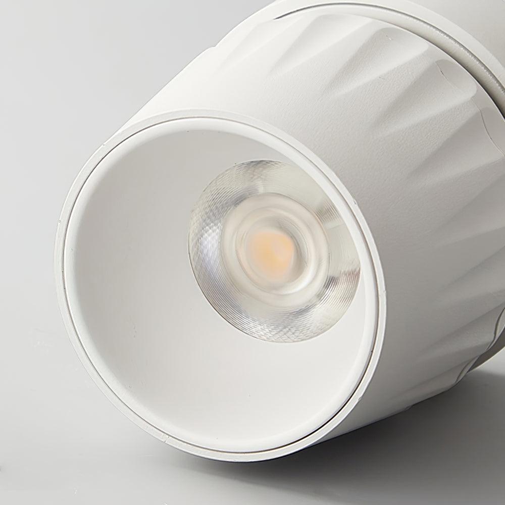 Solara Projecteur aluminium nervuré rotatif minimaliste