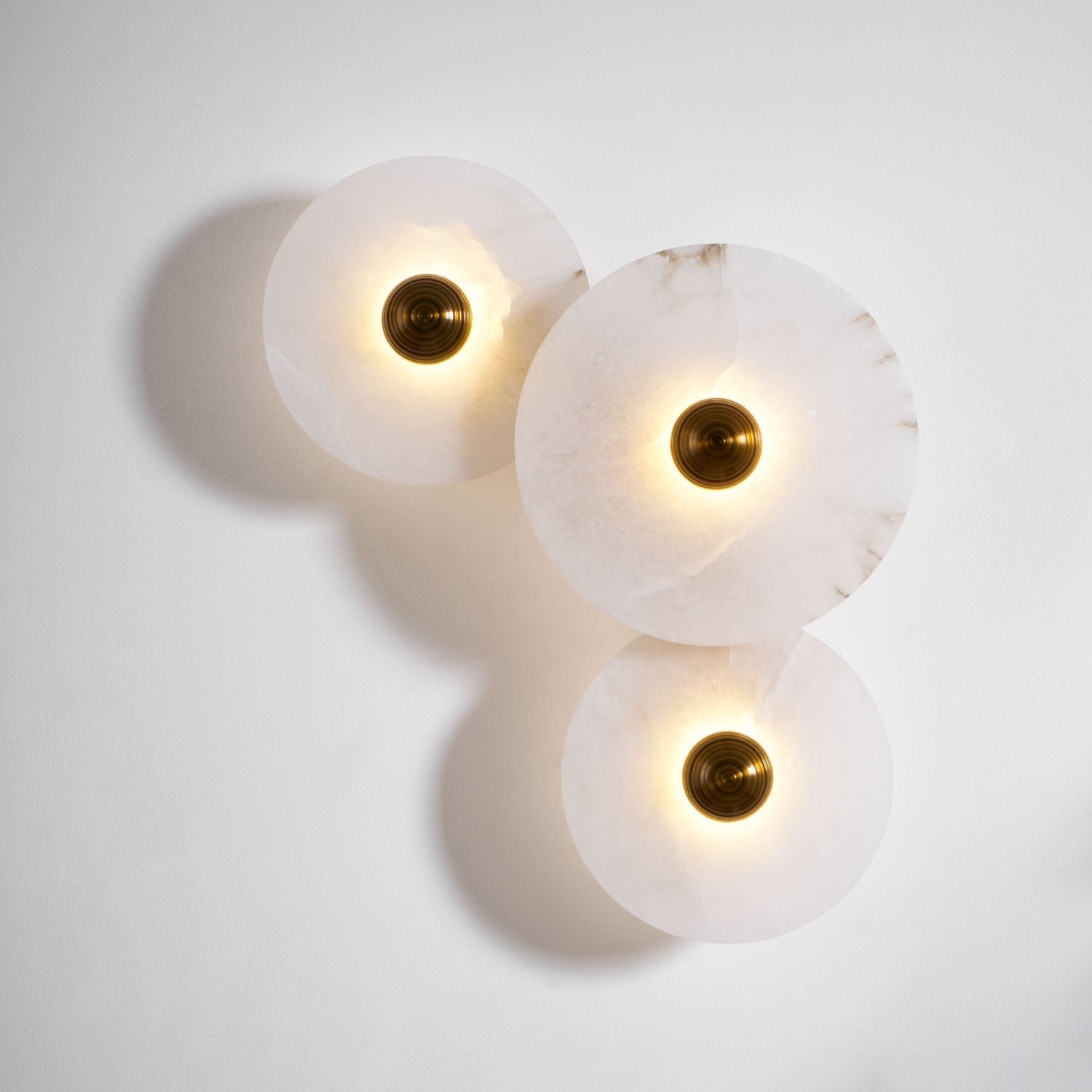 Selene Plafonnier Minimaliste en Albâtre