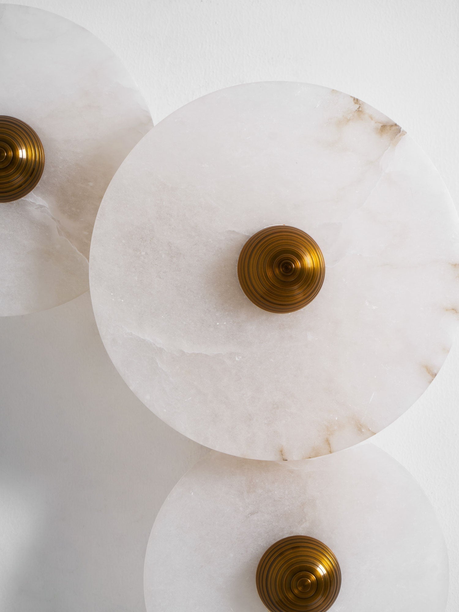 Selene Plafonnier Minimaliste en Albâtre