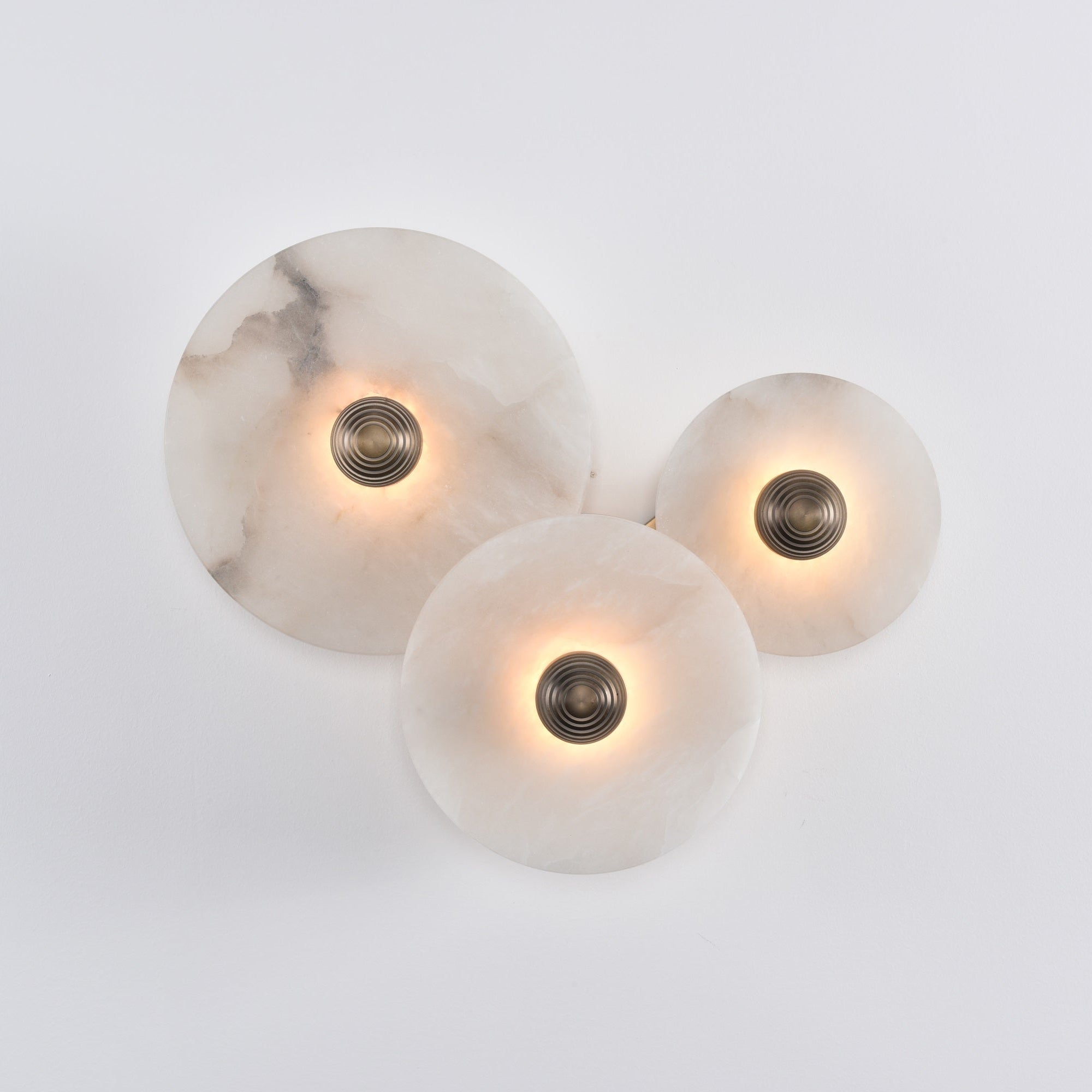 Selene Plafonnier Minimaliste en Albâtre