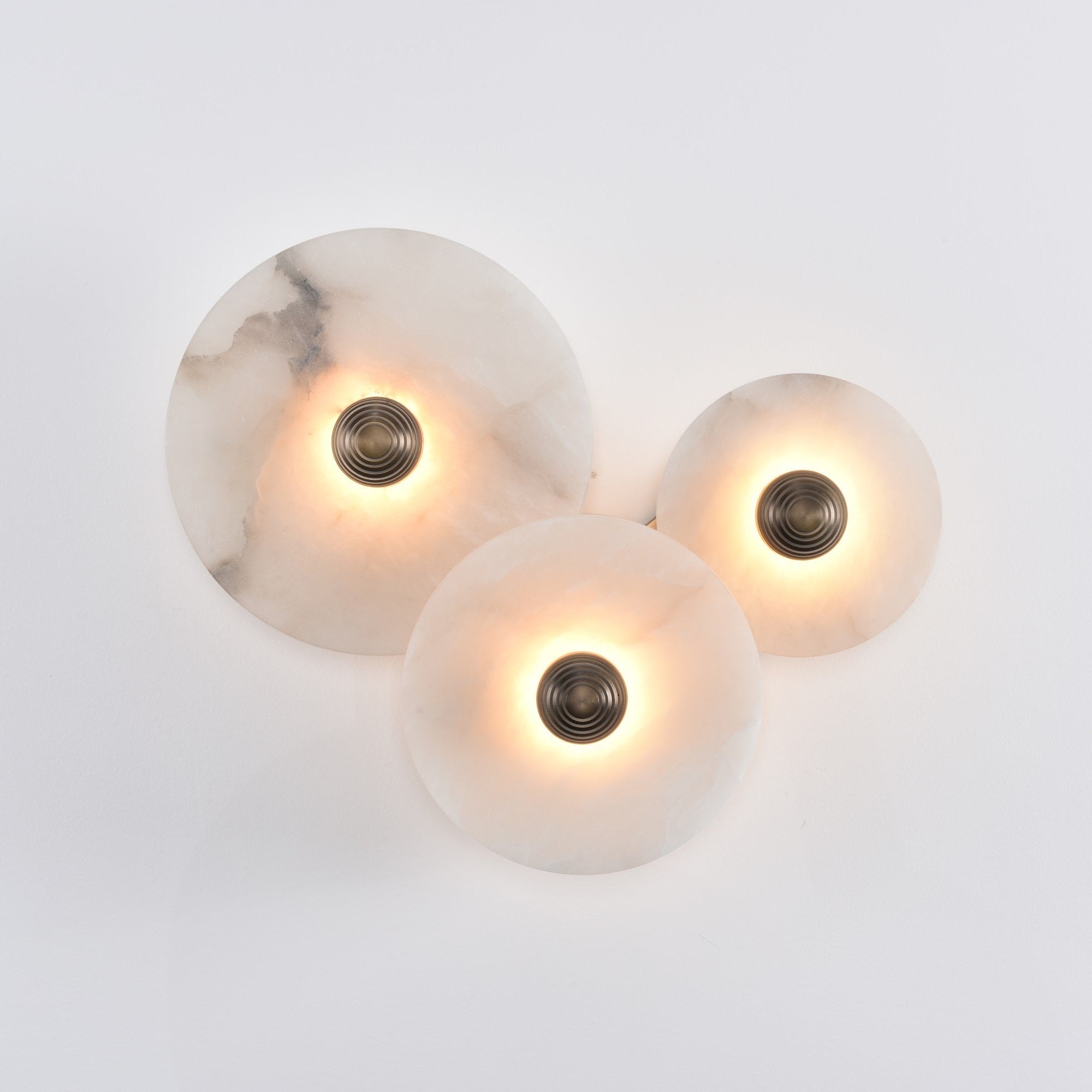 Selene Plafonnier Minimaliste en Albâtre