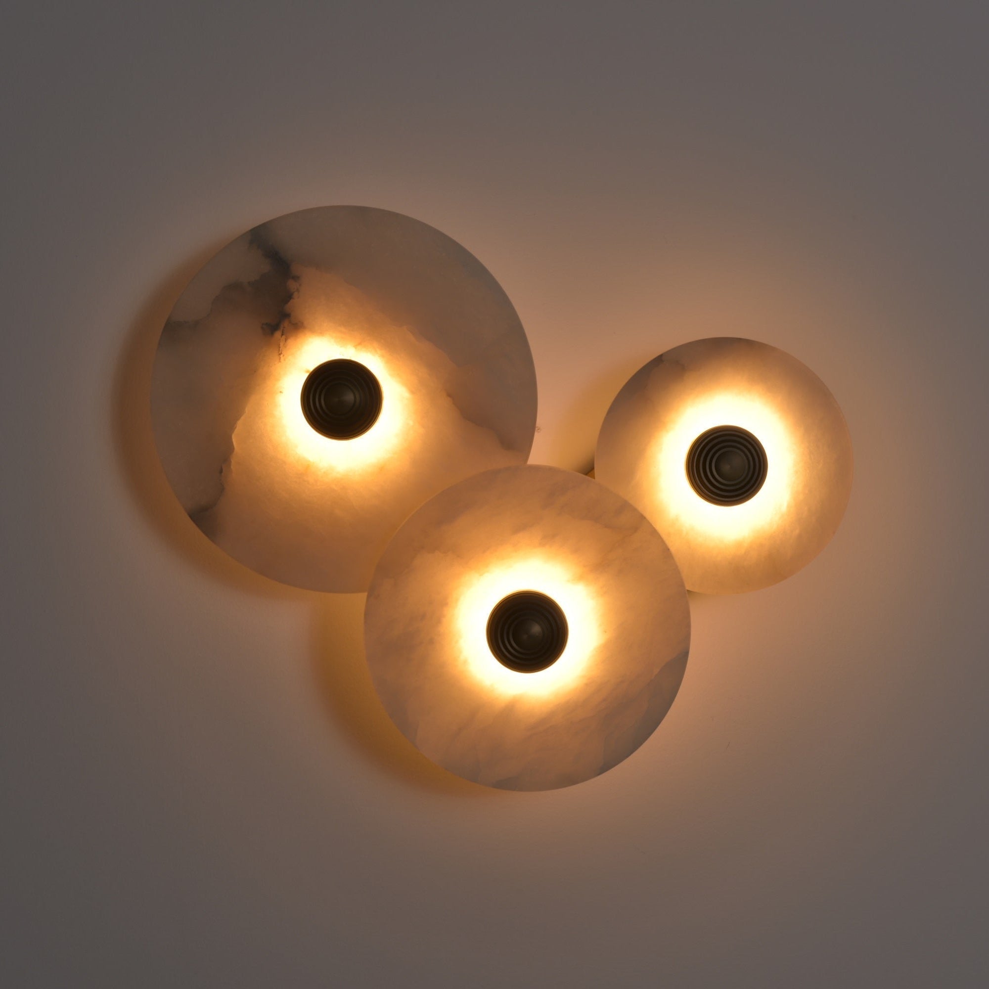 Selene Plafonnier Minimaliste en Albâtre